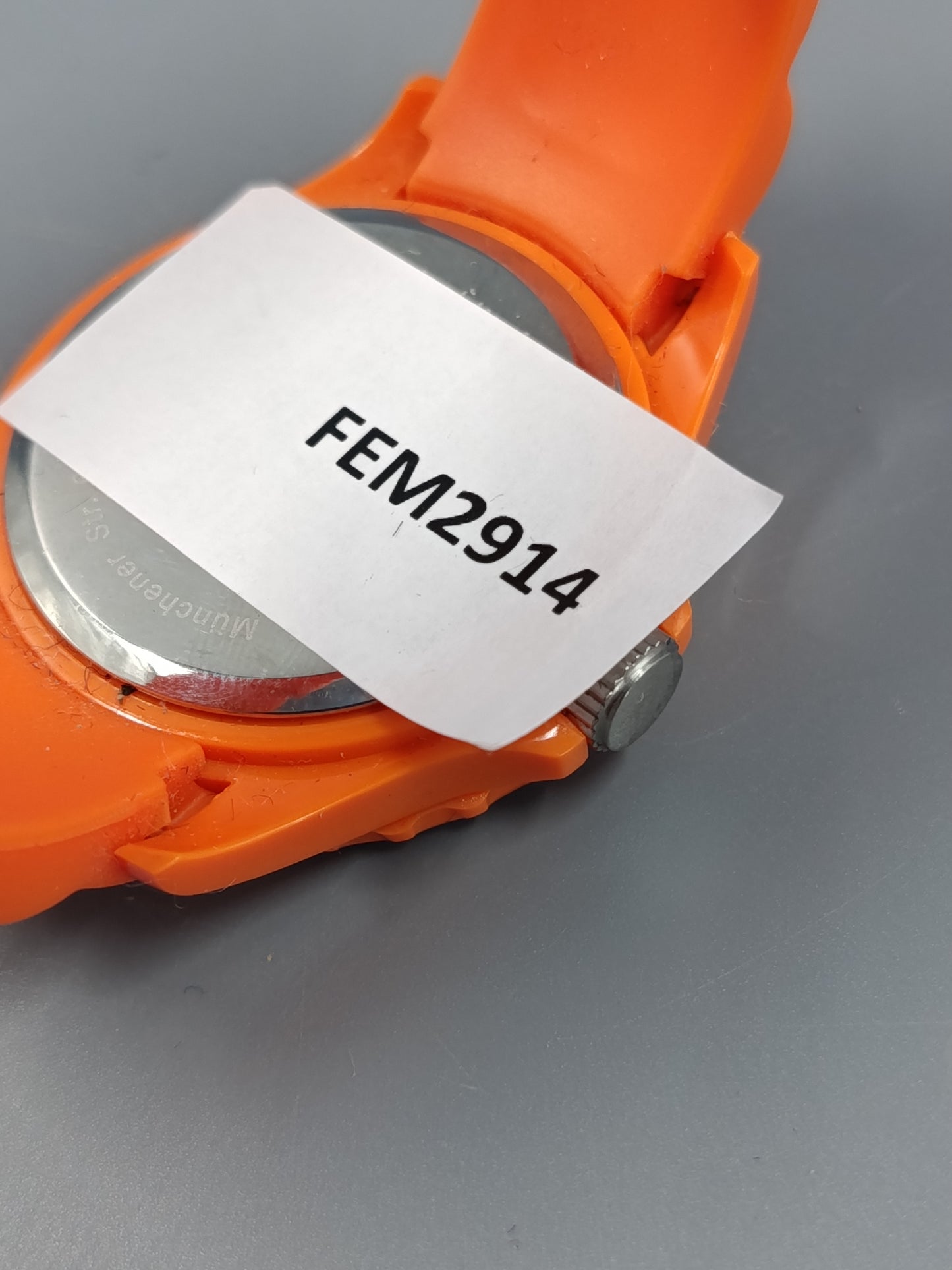 Ascot Herren Uhr Sportliches Design in hellem Orange