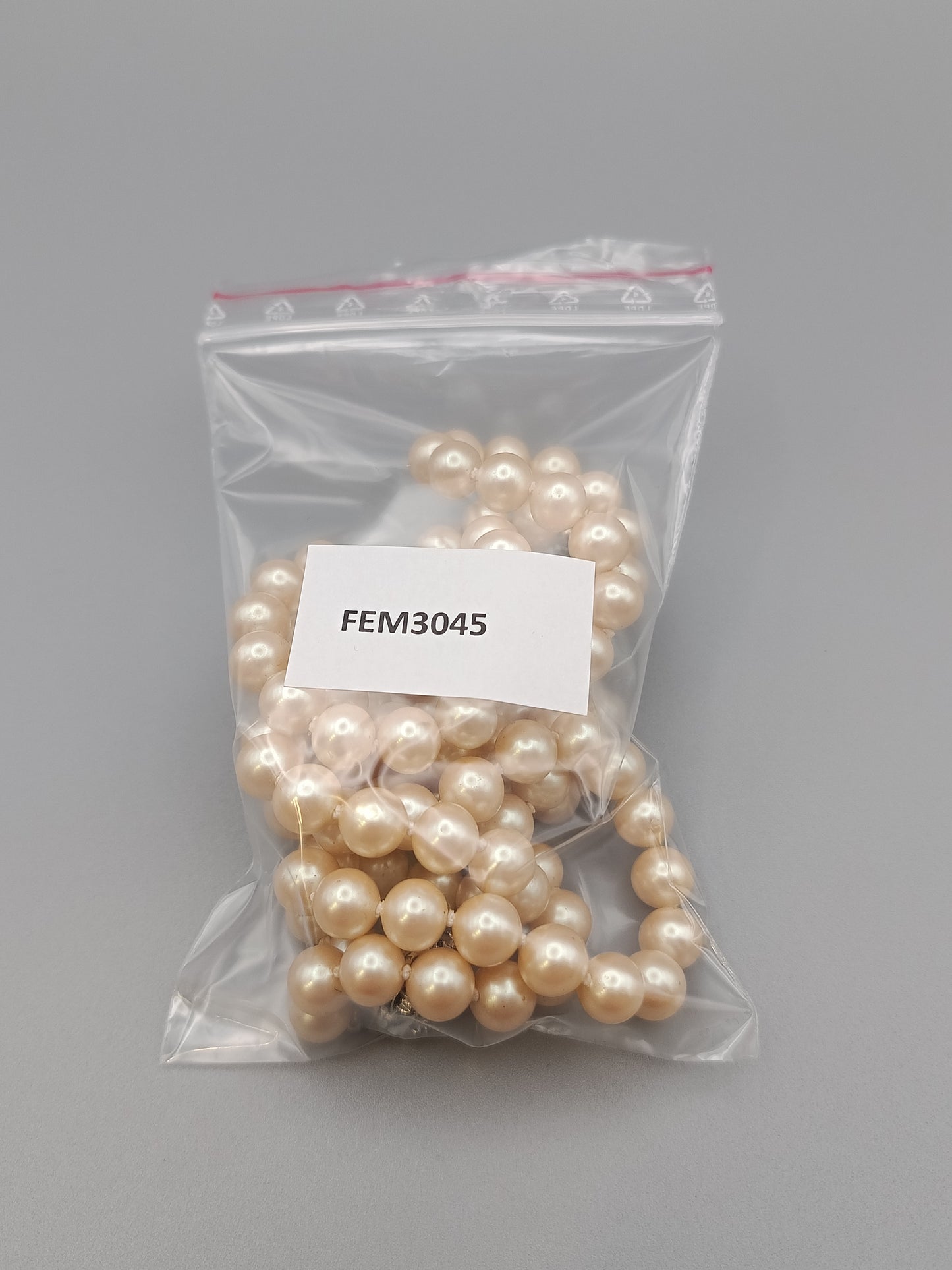 Zweireihige Perlen Kette in Creme Elegante Vintage