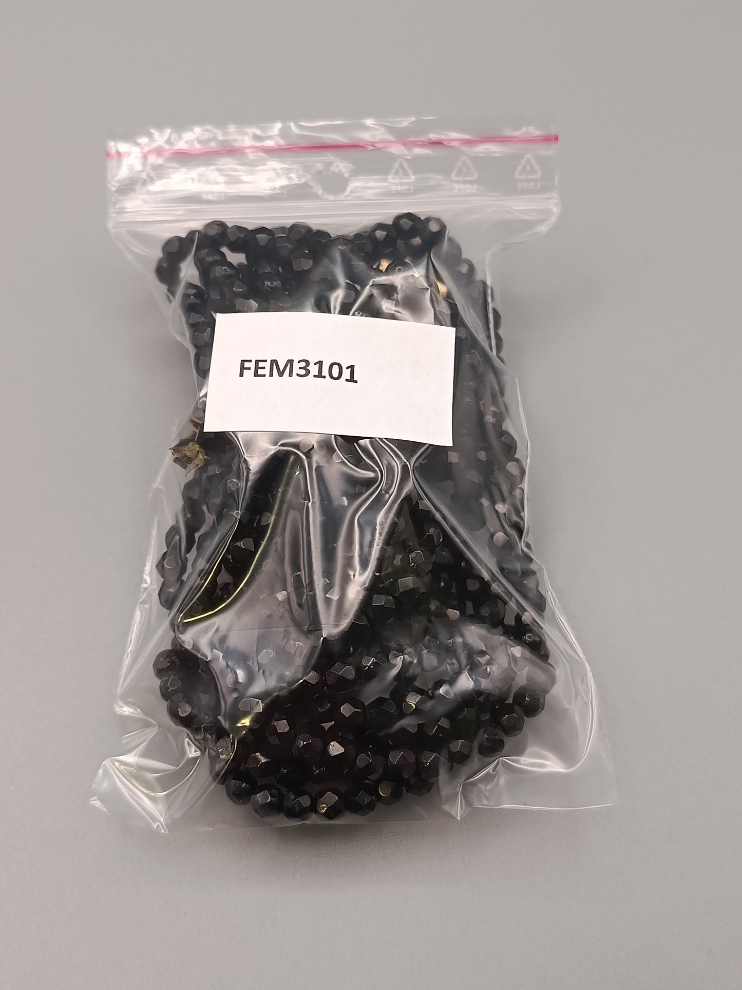 Mehrreihige schwarze Perlenkette Eleganter Schmuck