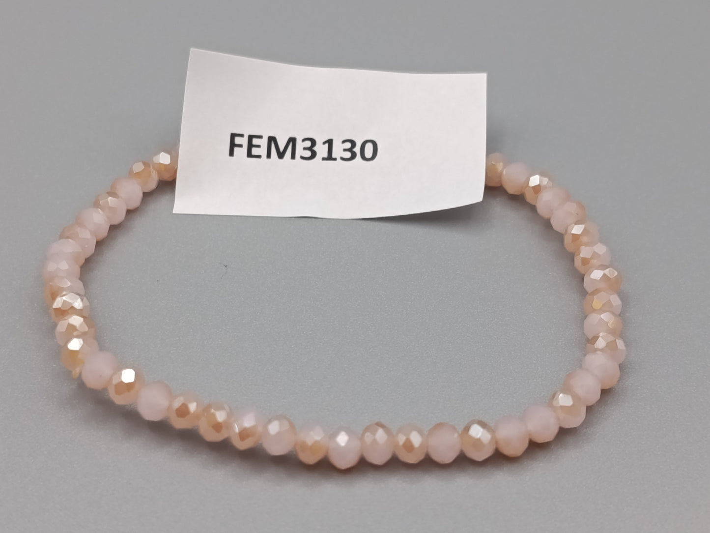 Damen Armband in Rosé Elastisches Perlenarmband