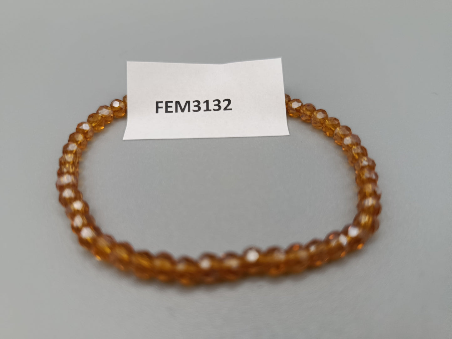 Elegantes Damen Arm Band in Bernstein-Optik