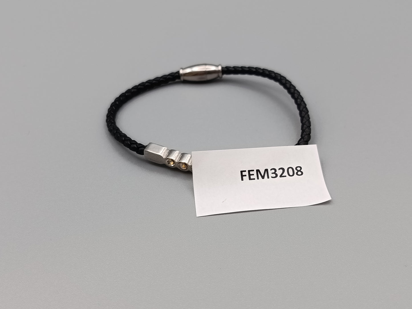 Elegantes Leder Armband in Schwarz Stilvoller Armrei
