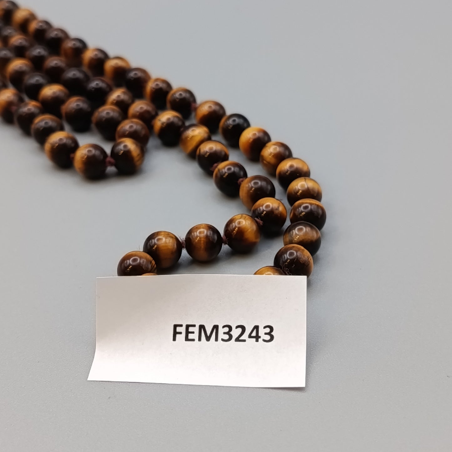 Lange Tigerauge Perlen Kette Endlose Halskette