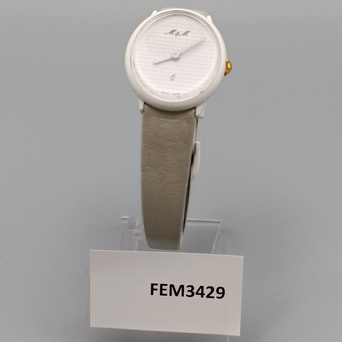 Elegante Damen Uhr – Minimalistisches Design in Weiß