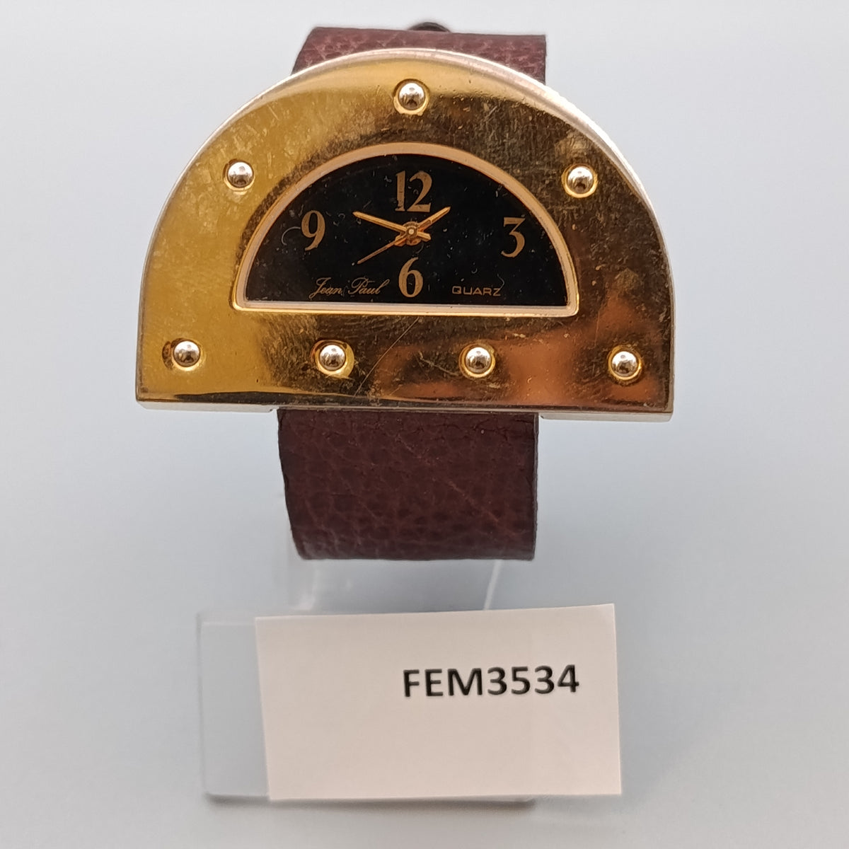 Auffällige Jean Paul Damen Uhr – Halbkreis-Gehäuse