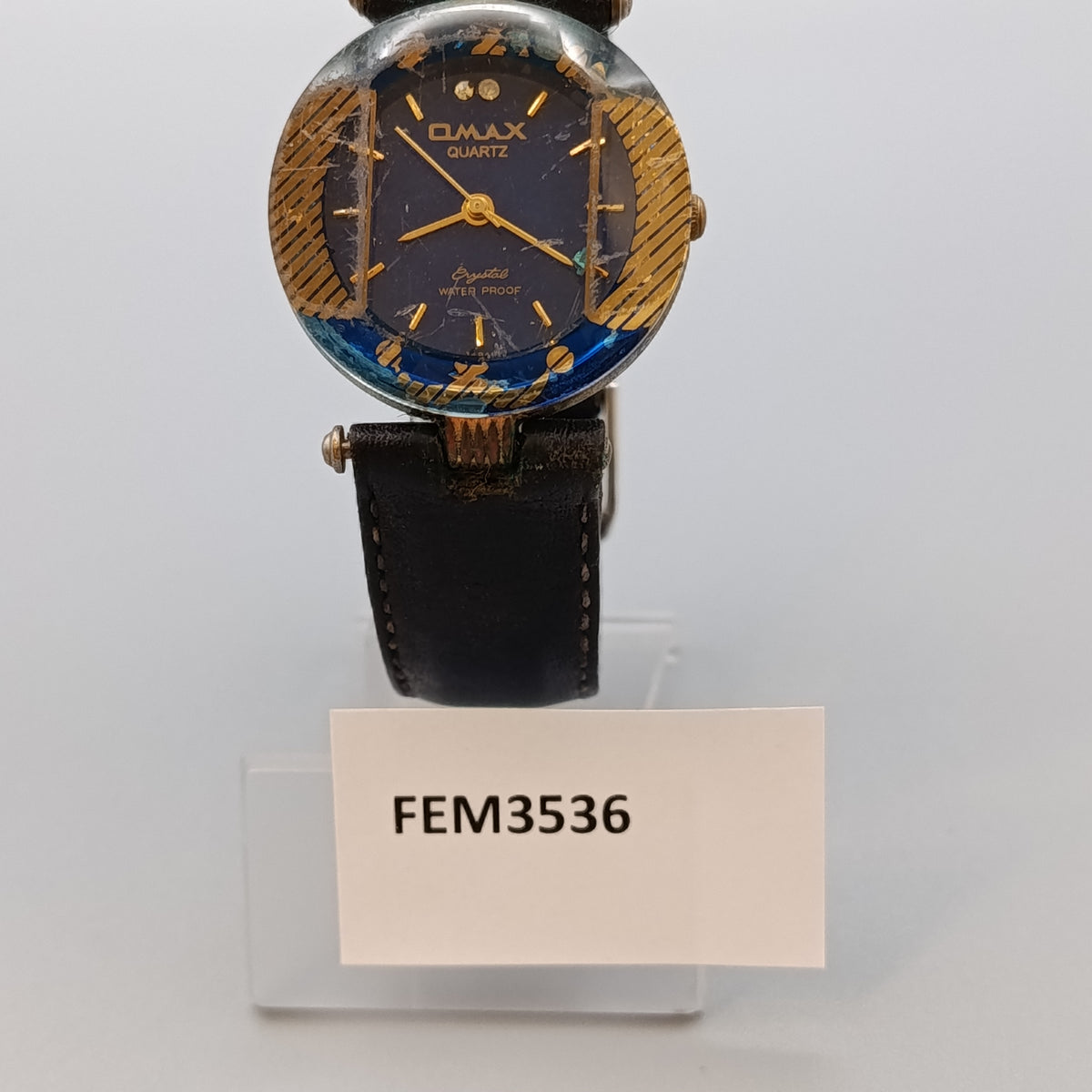 Klassische Omax Damen Uhr – Blaues Zifferblatt