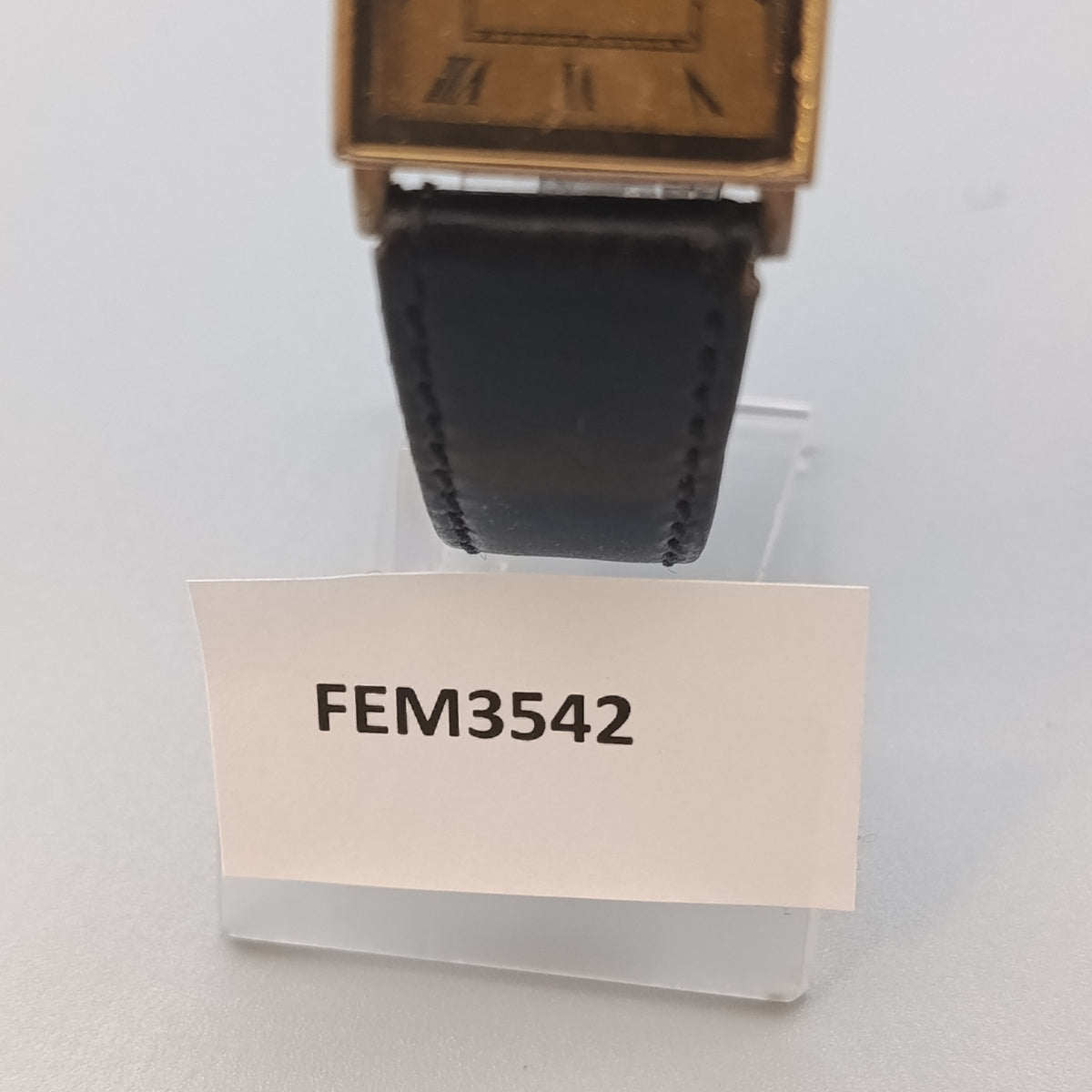 LEX Herren Uhr – Rechteckiges Gehäuse im Vintage-Stil