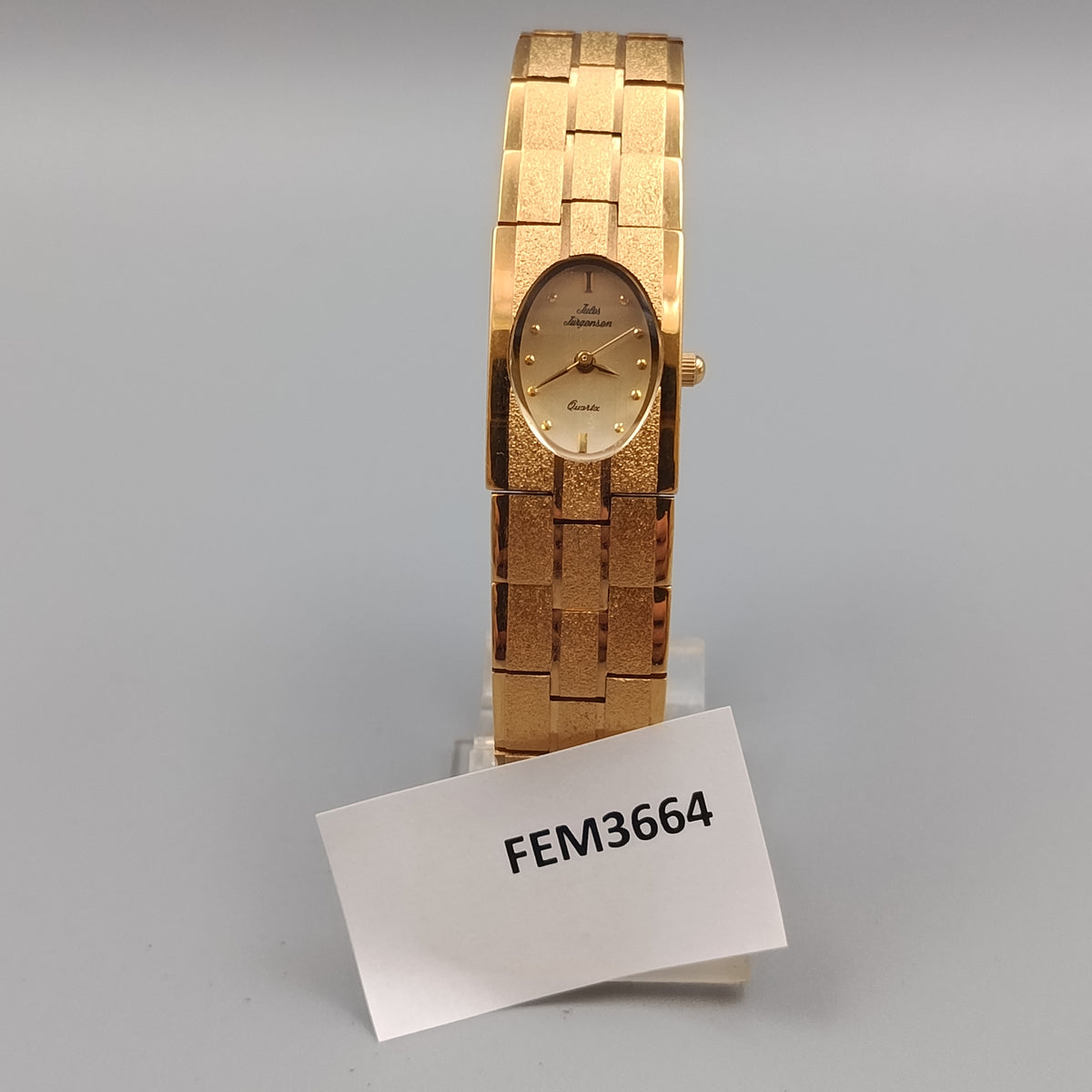 Elegante Jules Jurgensen Damen Uhr – Vergoldete Armbanduhr