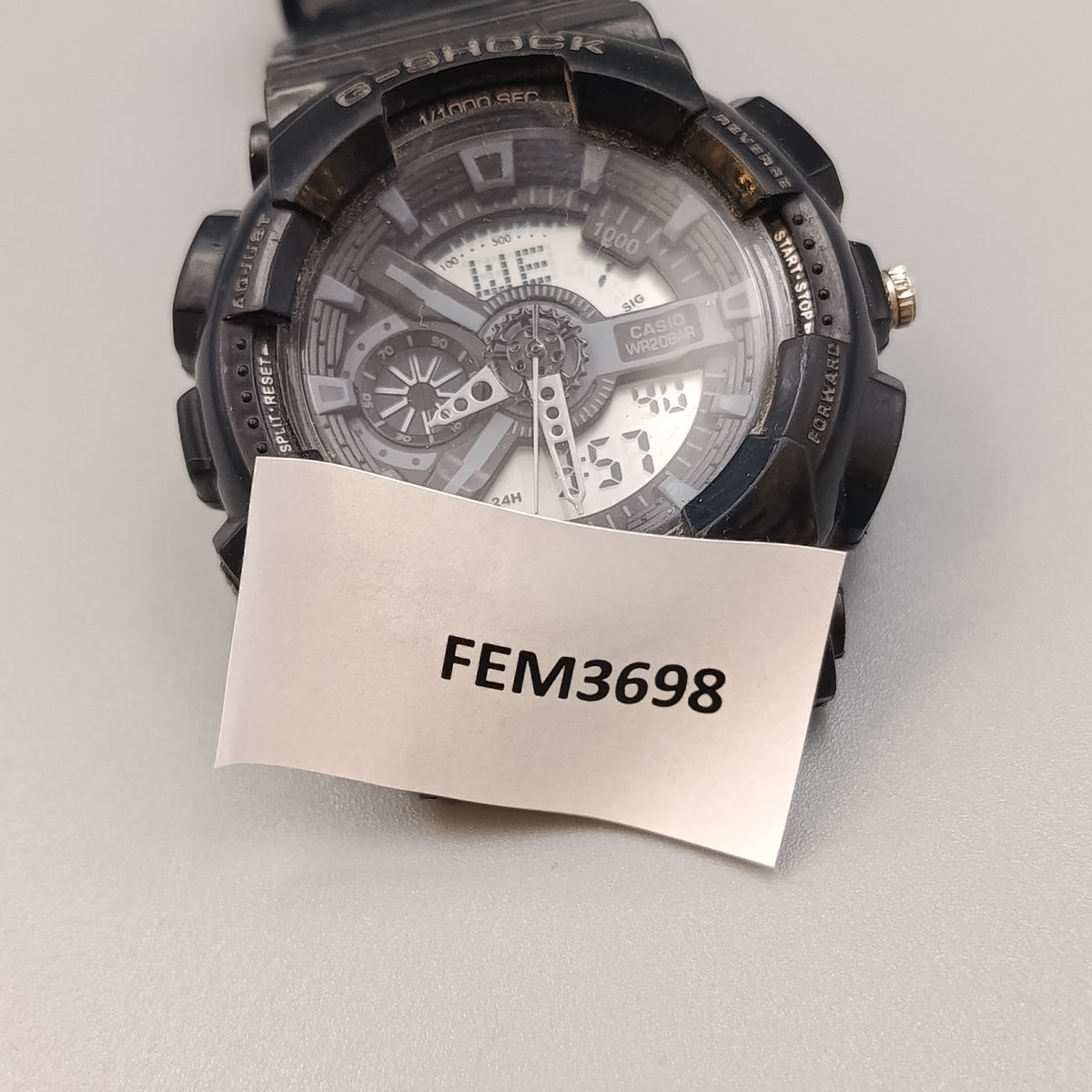 Casio G-Shock Herren Uhr – Schwarzer Chronograph