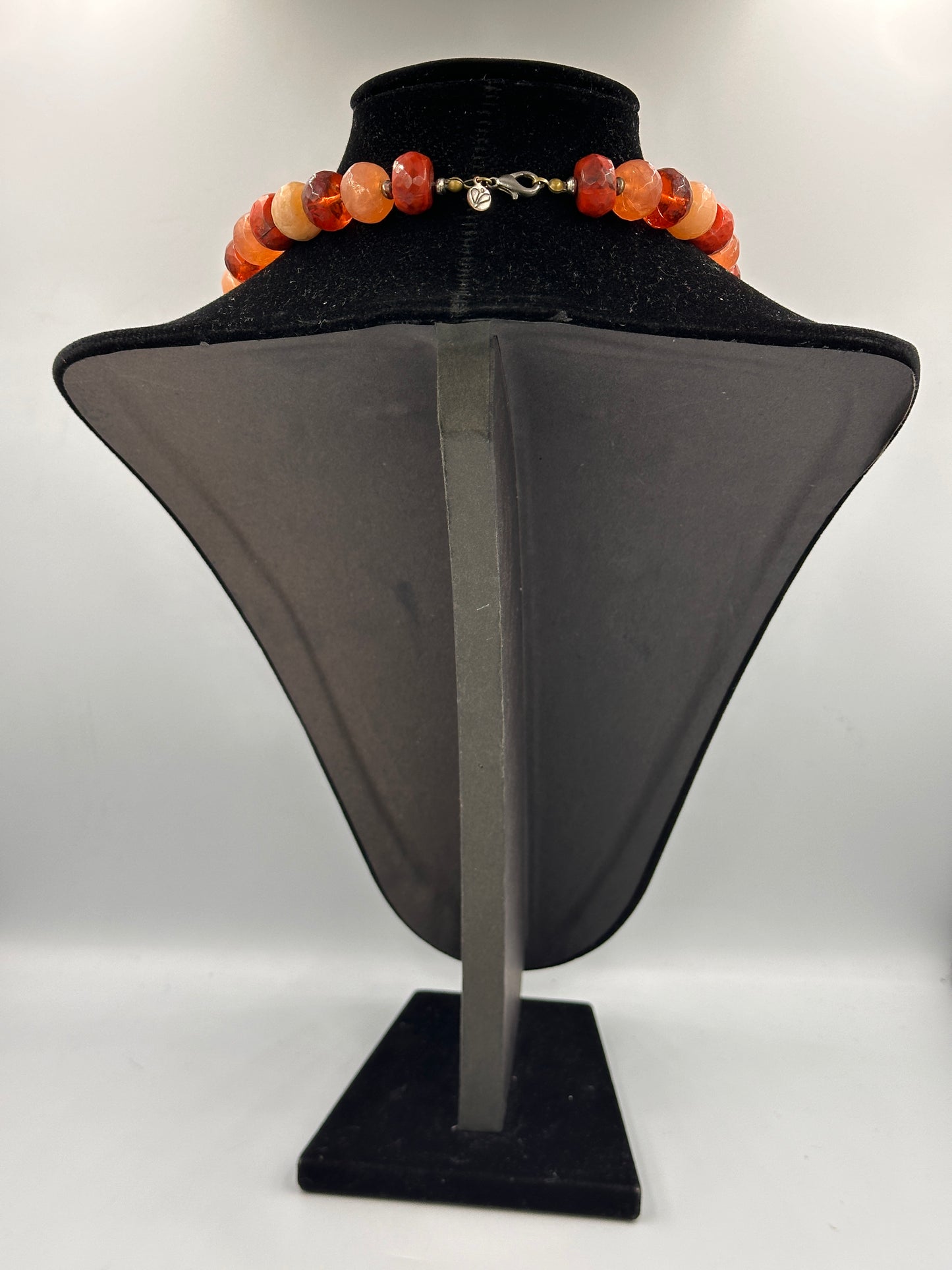 Antike Karneol-Perlenhalskette