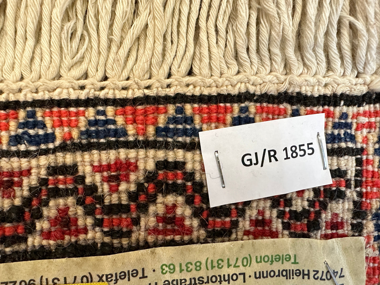 Handgeknüpfter Perser Orientteppich Abadeh 105x58 cm