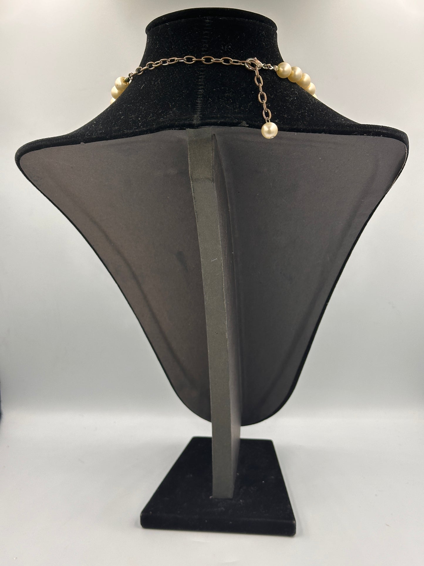 Schicke Vintage Perlen Halskette