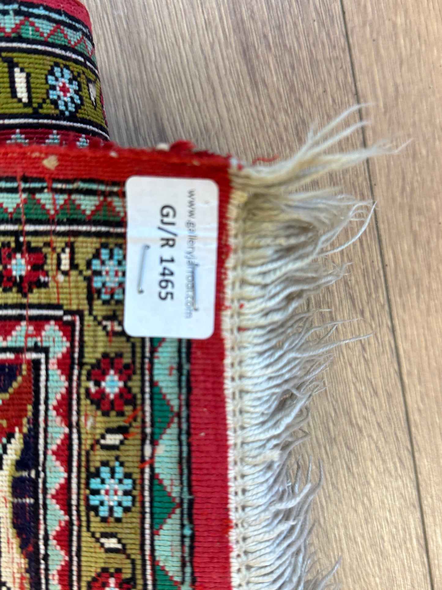 Handgeknüpfter Perser Orientteppich Ghom Seidenteppich 115x75 cm