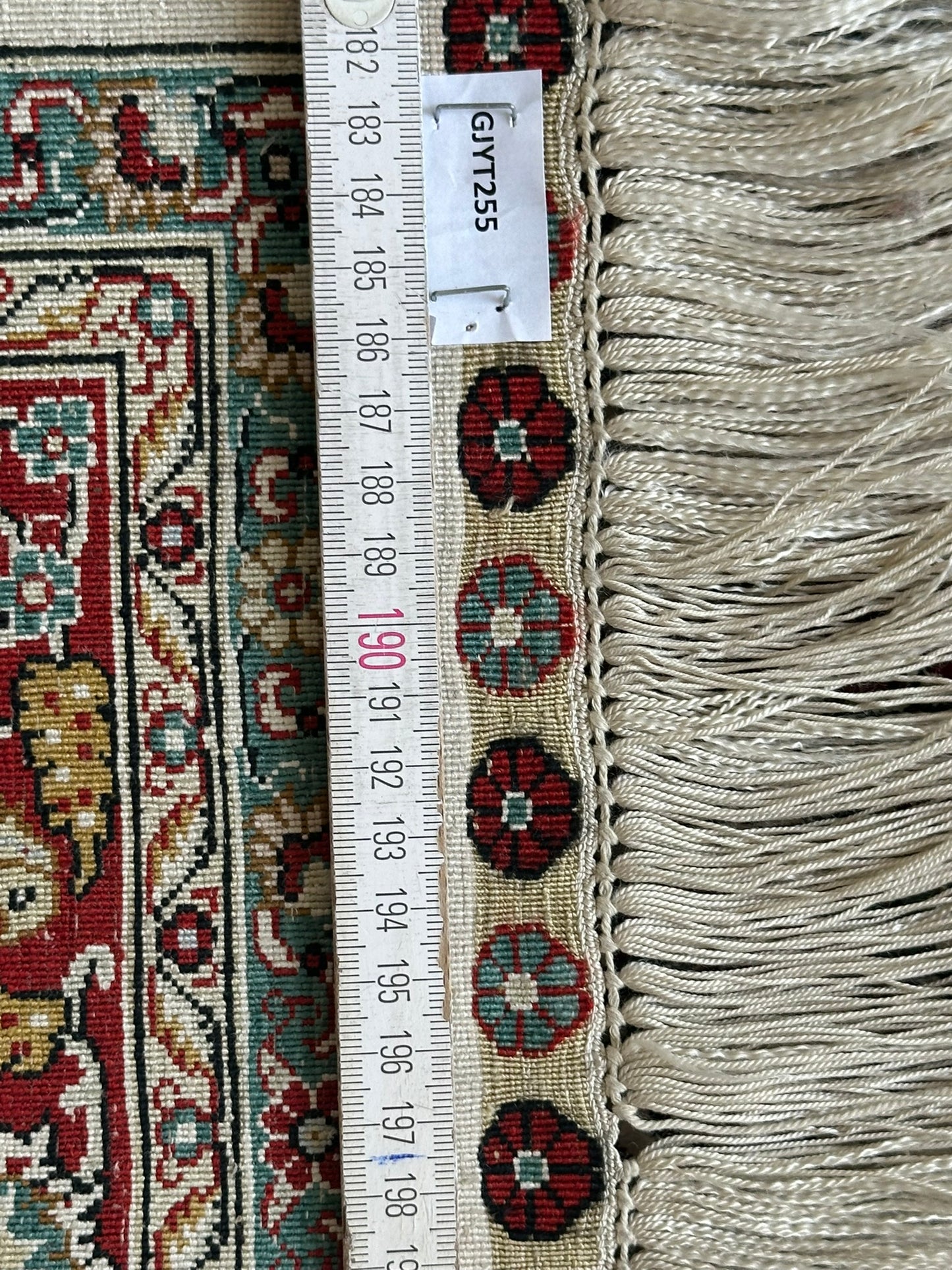 Orientteppich handgeknüpft Hereke 126x95 cm Seide auf Seide