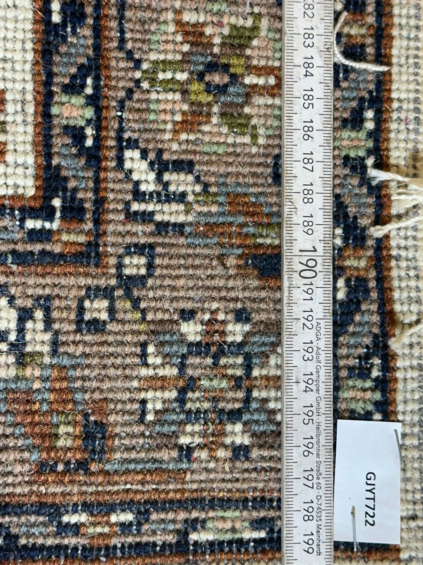 Orientteppich handgeknüpft Sarough Mir 144x72 cm