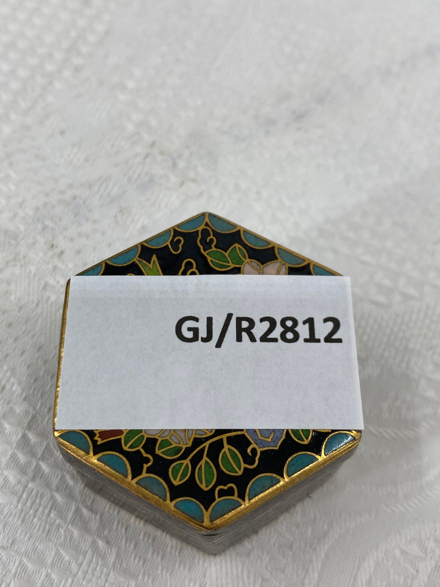 Cloisonne Emaille Schmuckkästchen, Dose