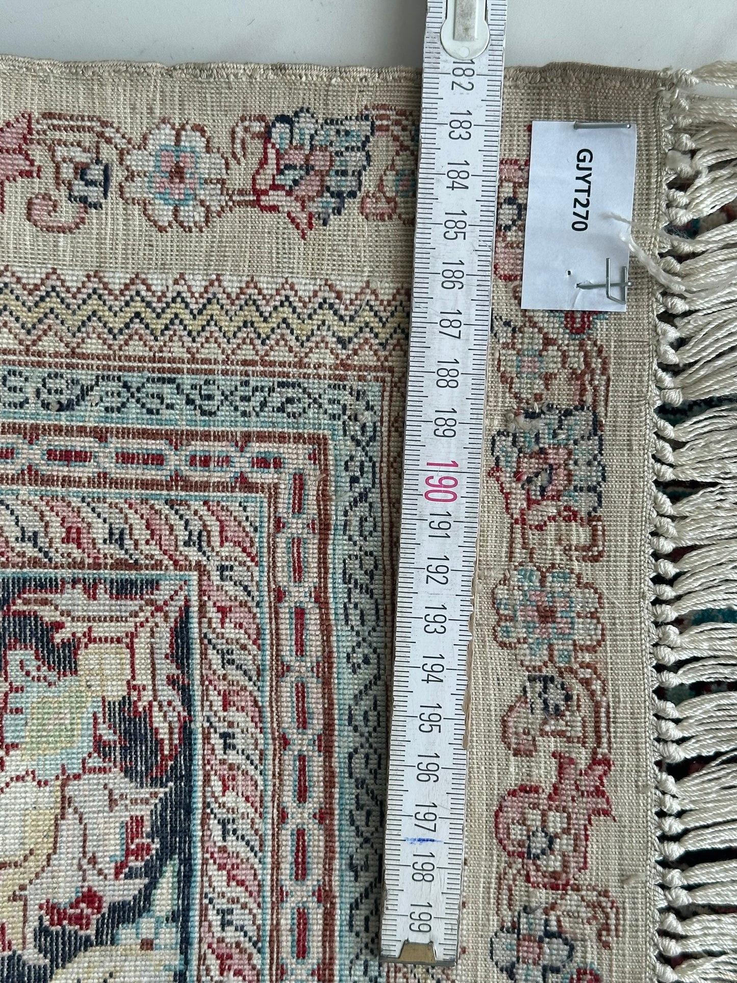 Orientteppich handgeknüpft 108x77 cm Hereke seide auf Seide