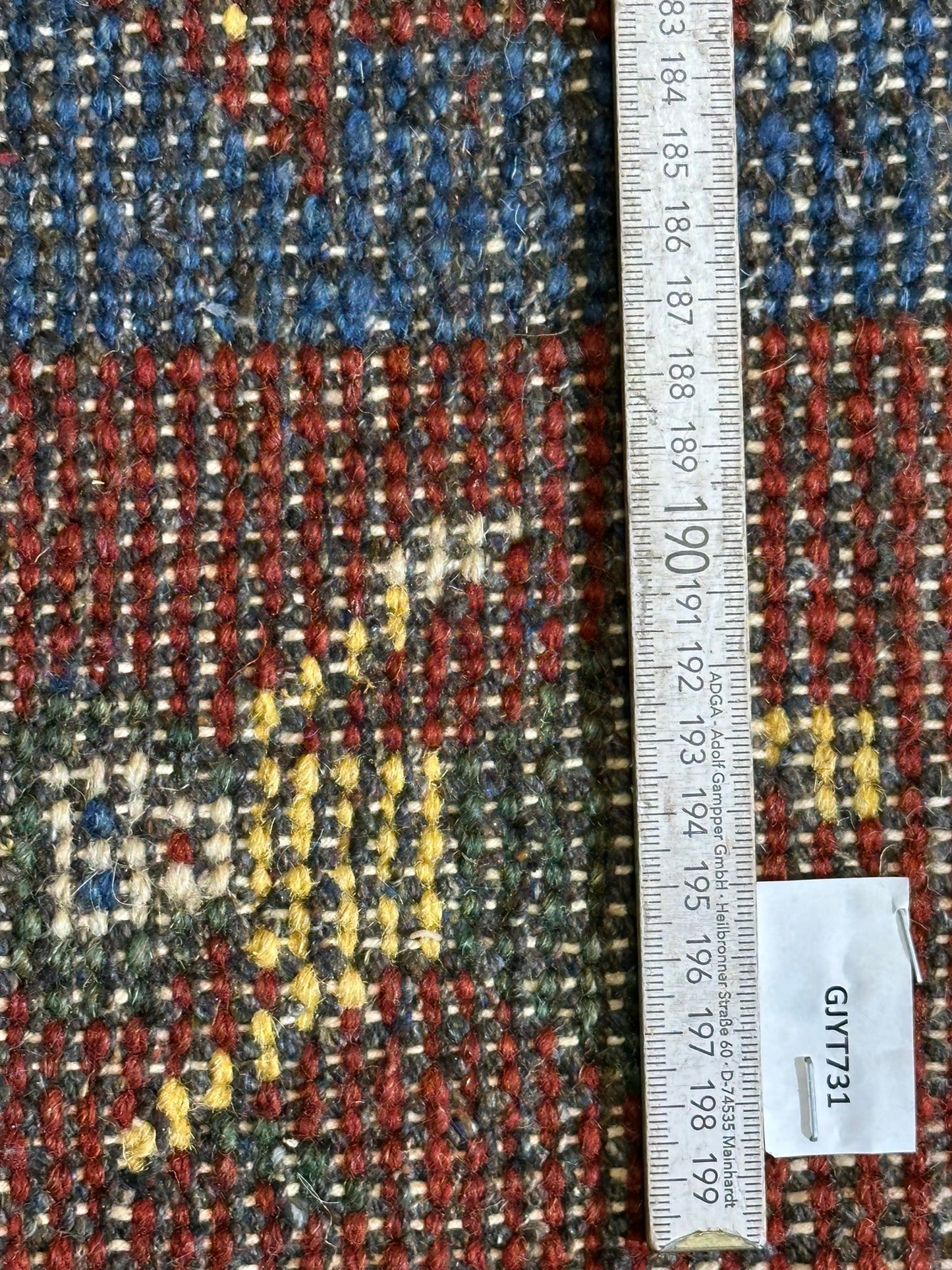 Moderner Gabbeh Teppich handgeknüpft 160x90 cm