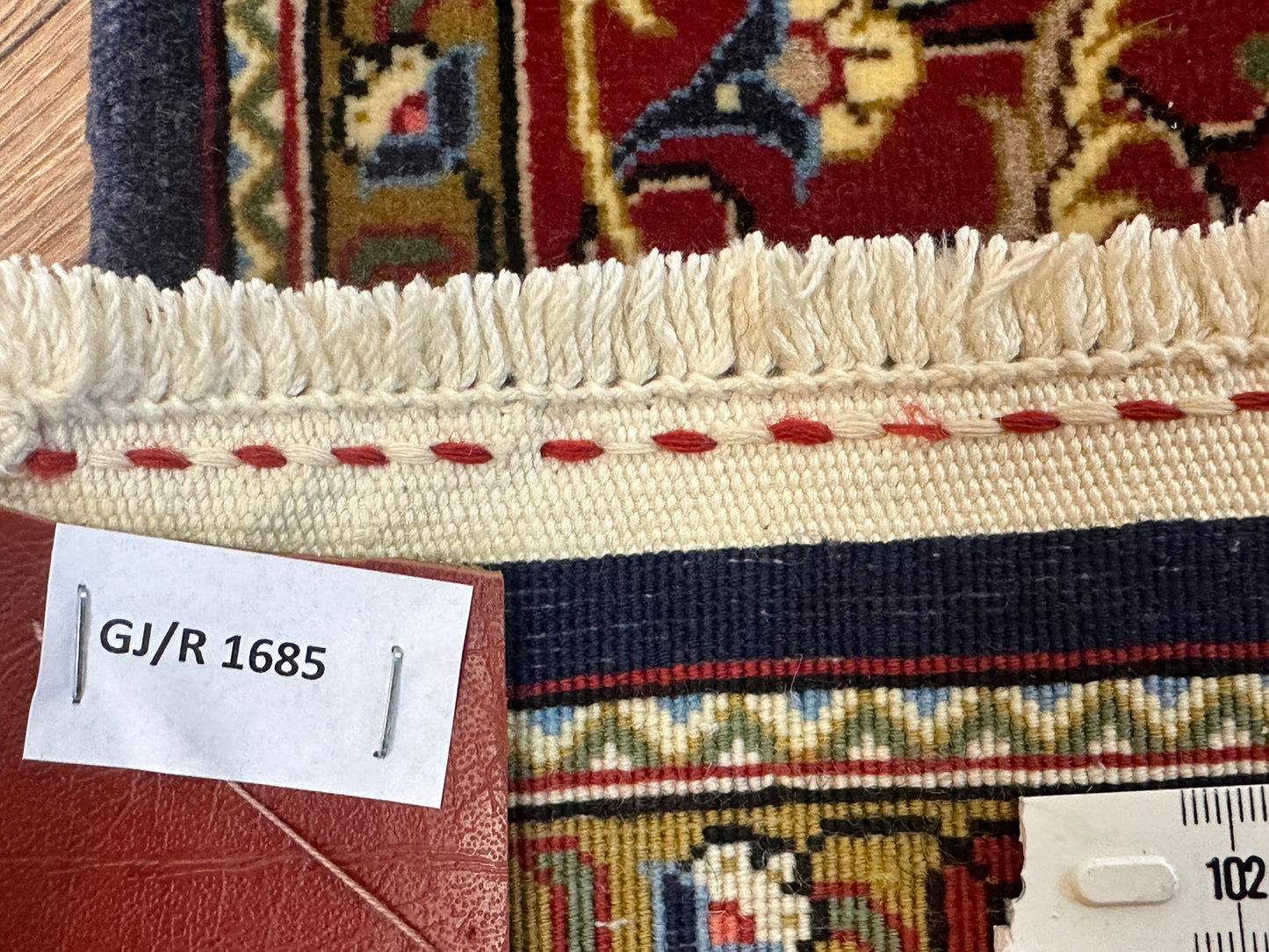 Handgeknüpfter Perser Orientteppich - Feiner Ghom Korkwolle 165x110cm