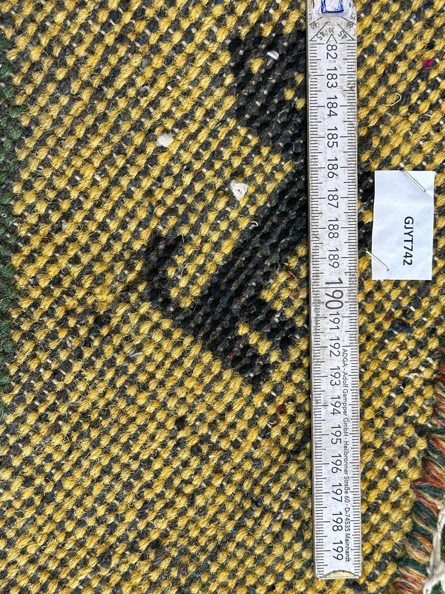 Moderne Gabbeh Teppich Rund Indisch Handgeknüpft Ø 150 cm