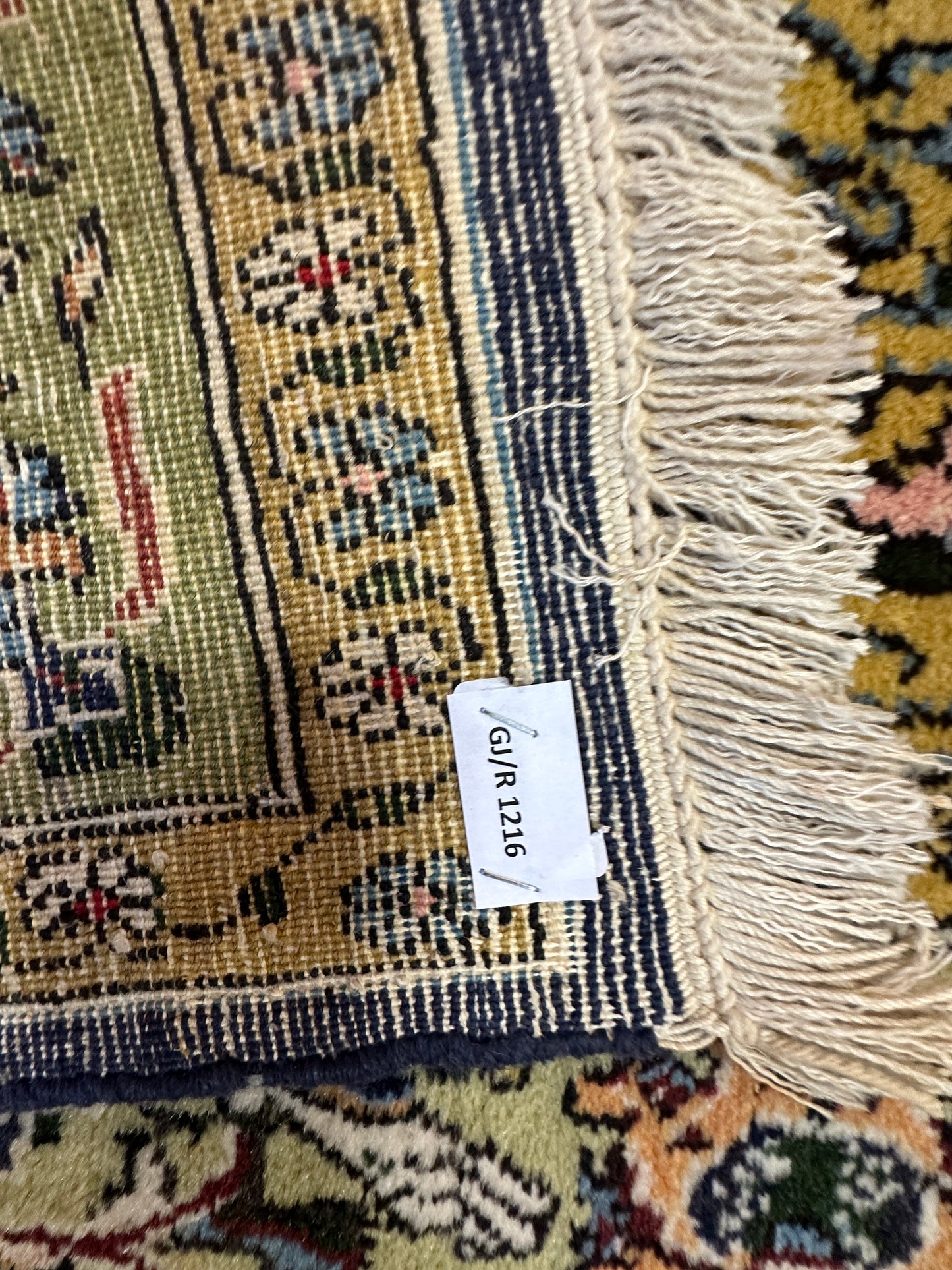 Handgeknüpfter Perser Orientteppich - Ghom mit Seide, 170x105 cm