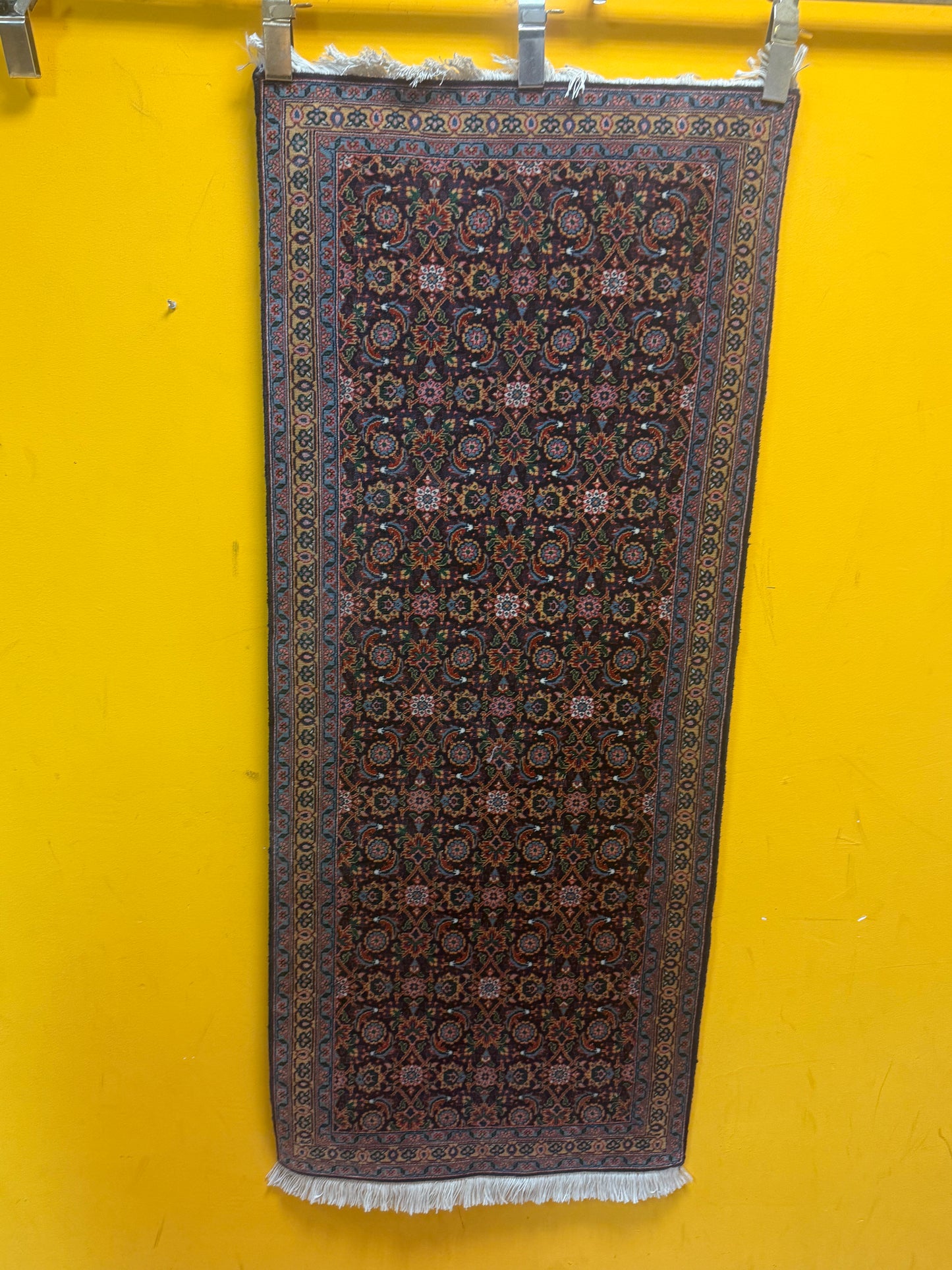 Perser Teppich Tabriz Handgeknüpft aus Korkwolle Seide 150x64 cm