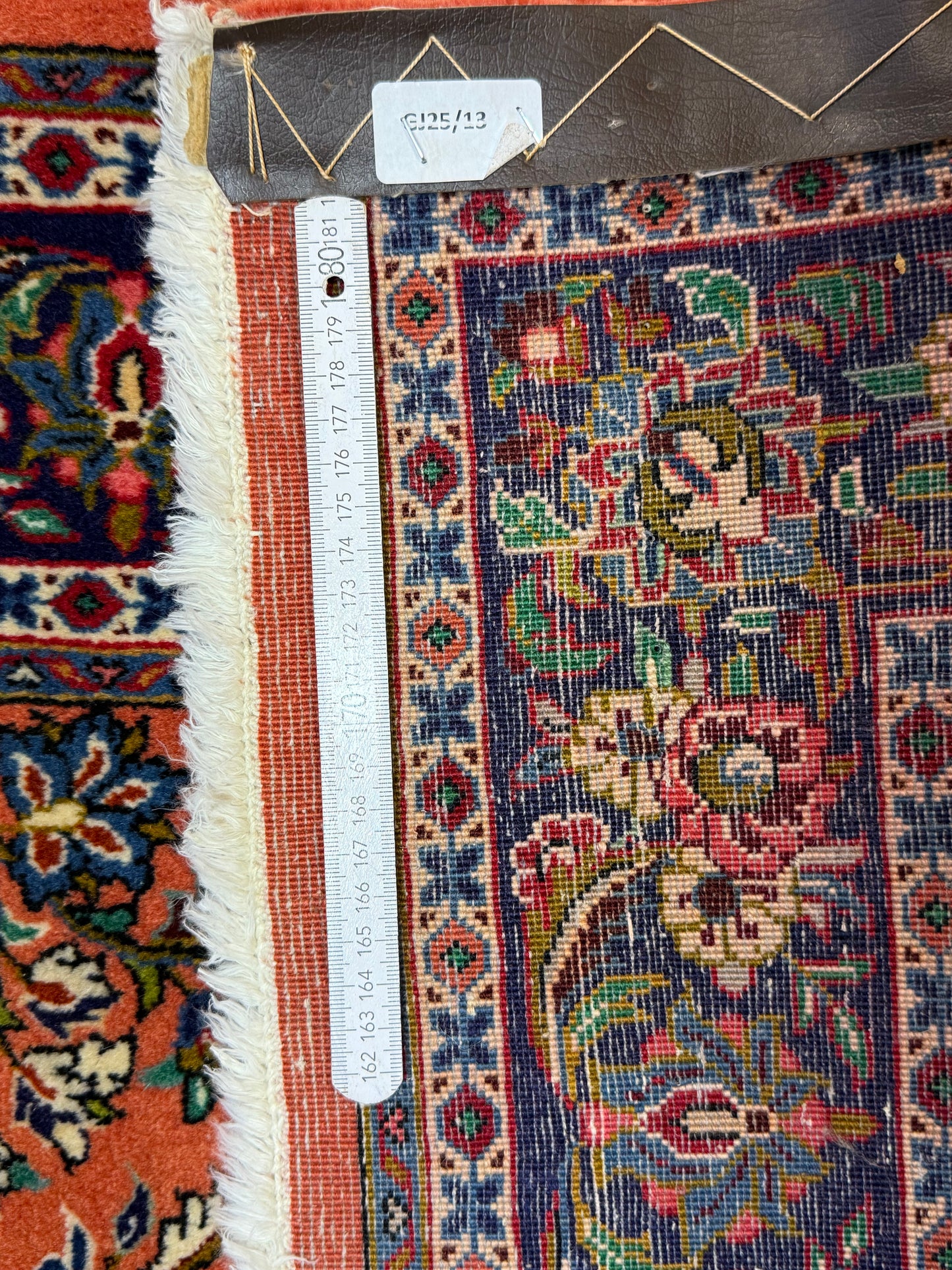 Orientteppich Sarough – Handgeknüpft, Sehr Fein, Korkwolle, 110 x 106 cm