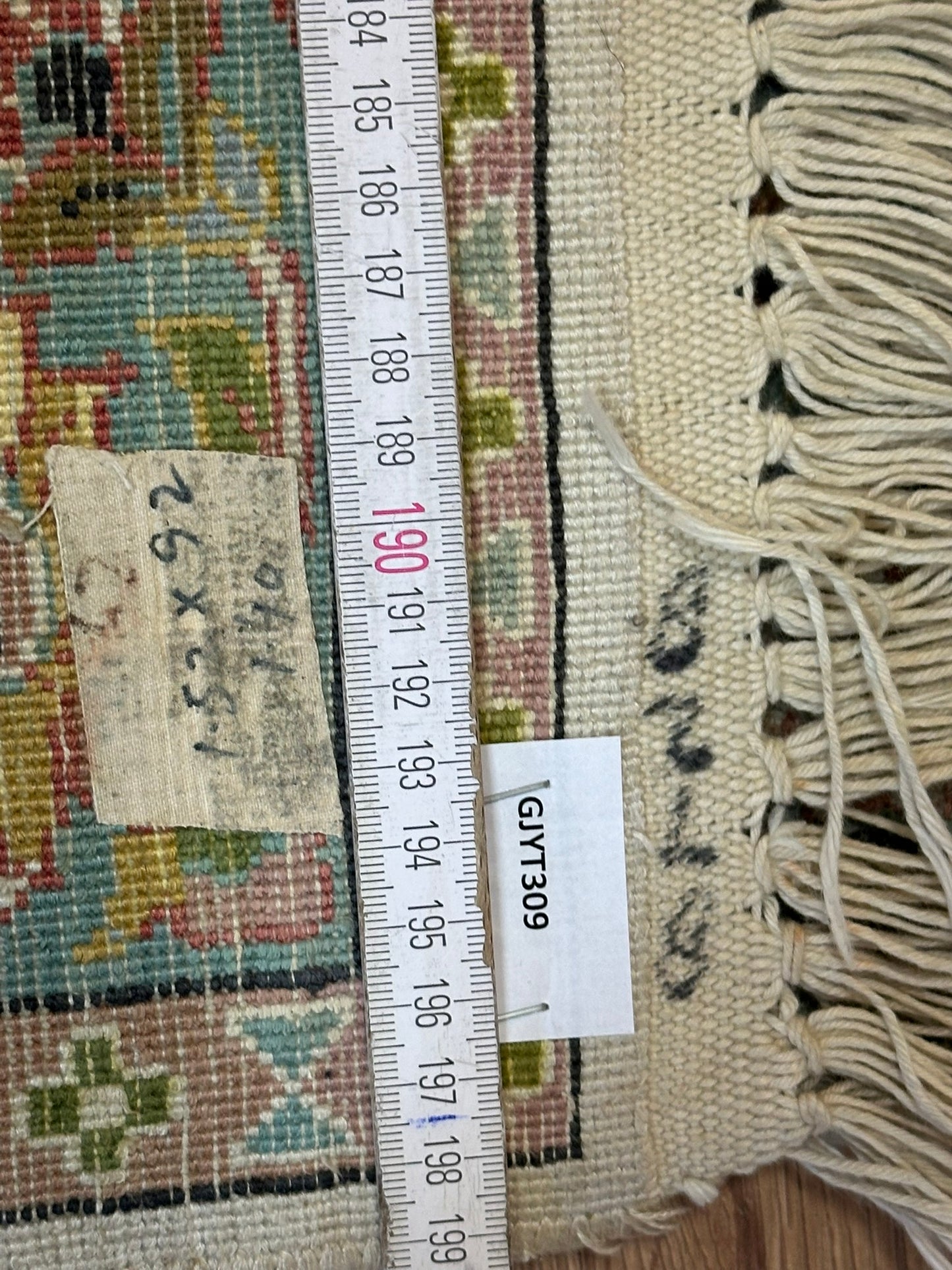 Orientteppich handgeknüpft Ghom Seide Lebensbaum 152x92 cm