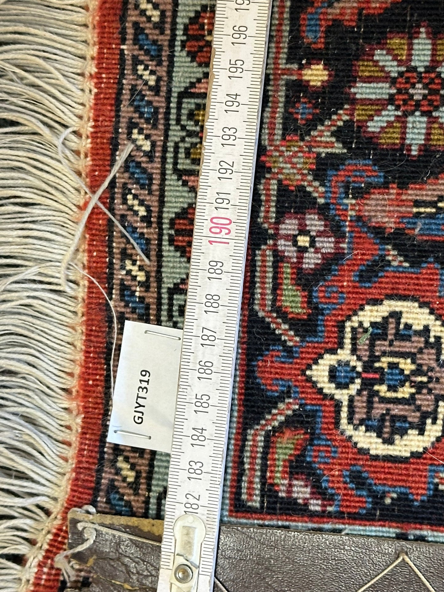 Orientteppich handgeknüpft Bidjar Läufer 280x86 cm