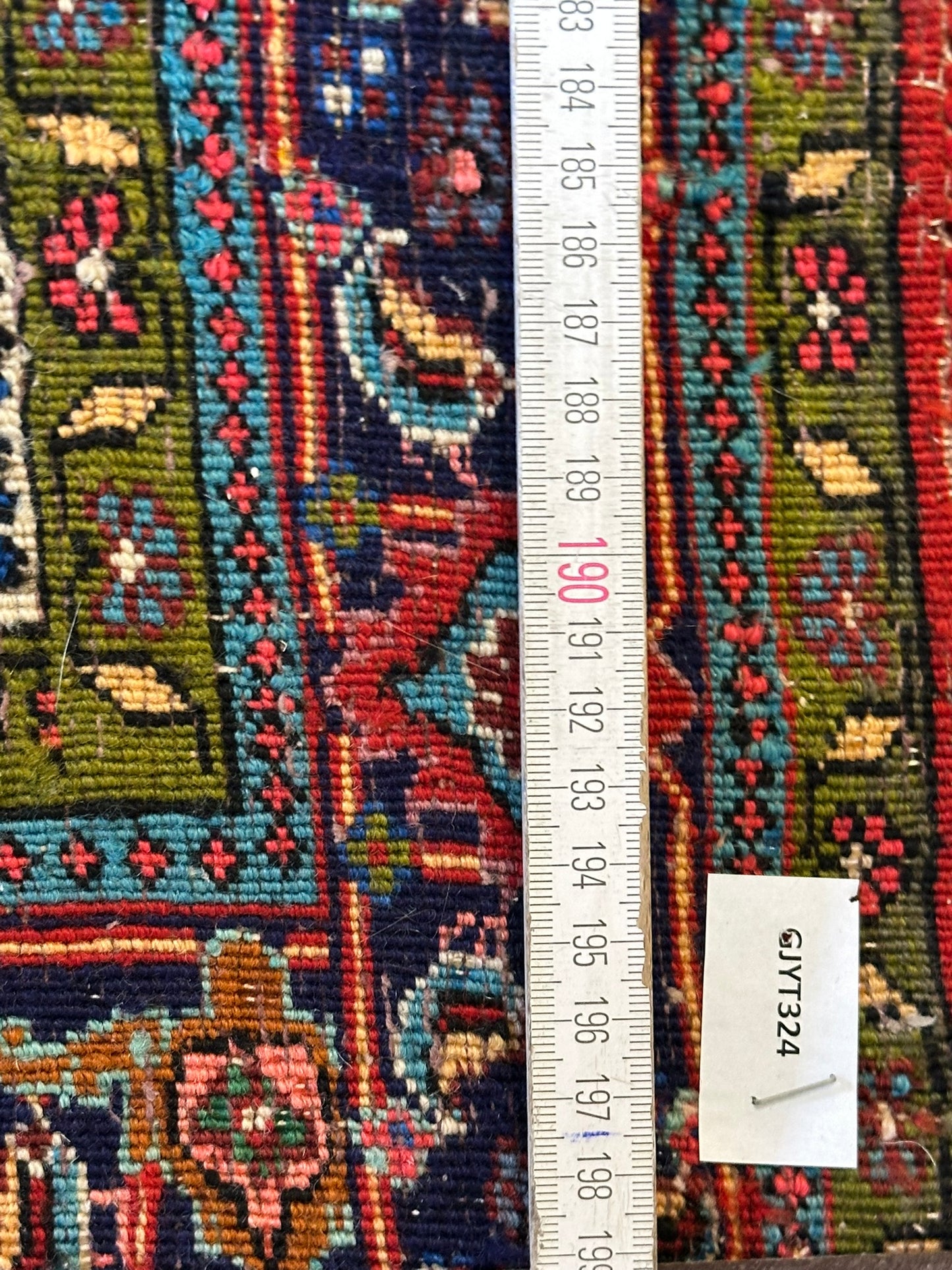Orientteppich handgeknüpft Bidjar 175x116 cm