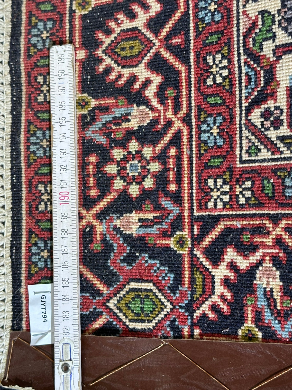 Orientteppich handgeknüpft Bidjar Läufer 243x72 cm