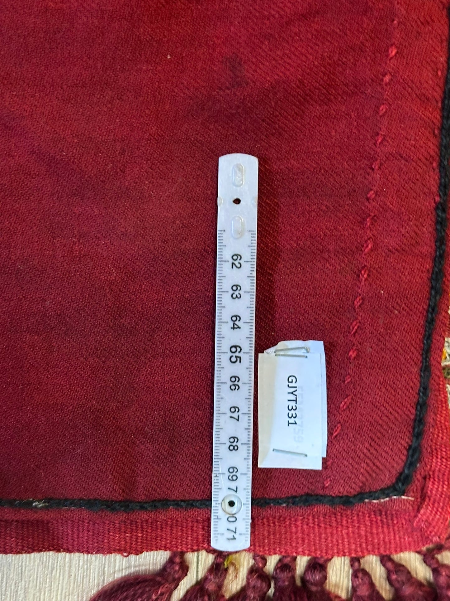 Antik Orientteppich handgeknüpft Anatolien Kelim Nturfarben 78x38 cm