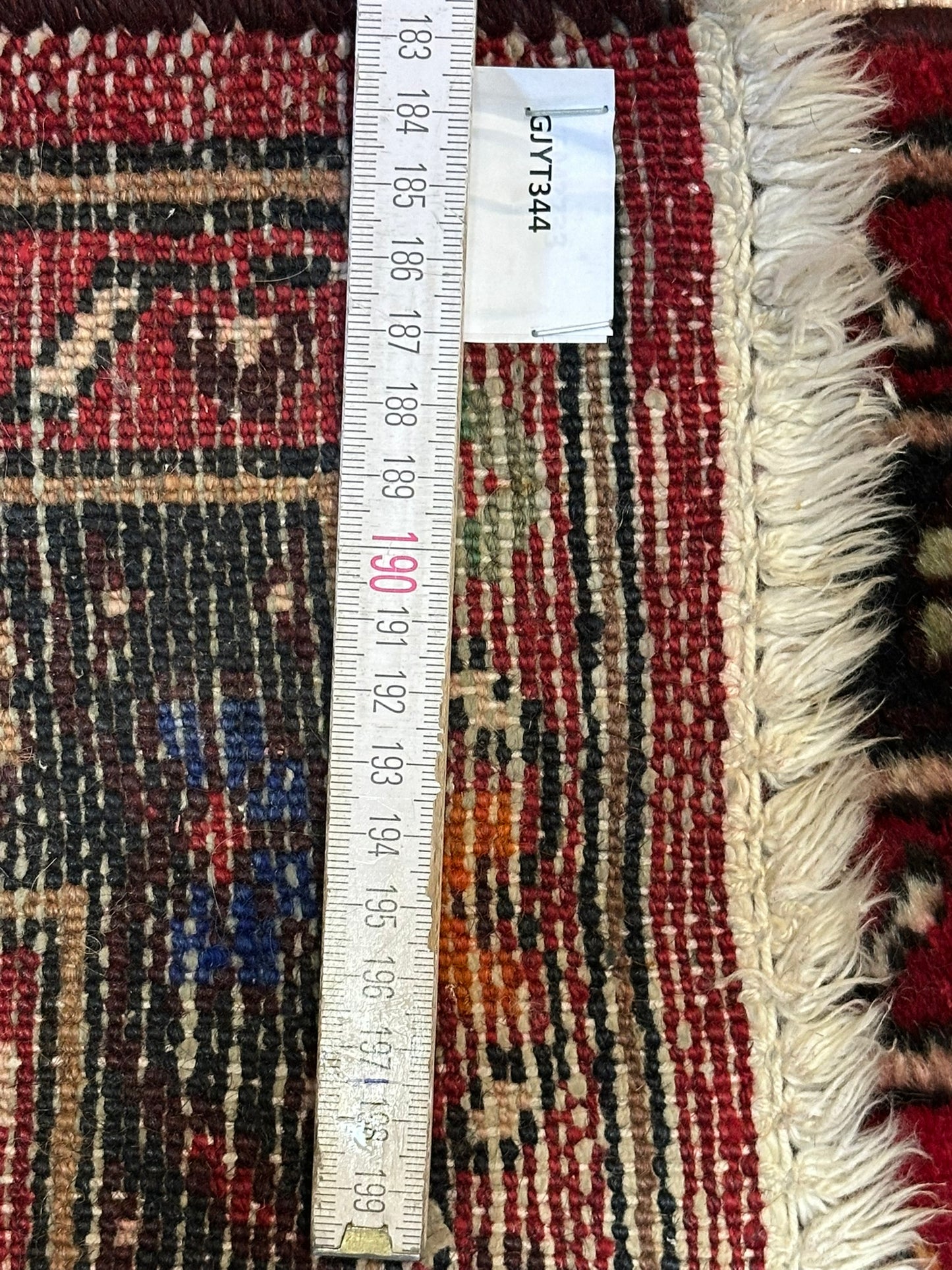 Orientteppich handgeknüpft Malayer Läufer 330x104 cm
