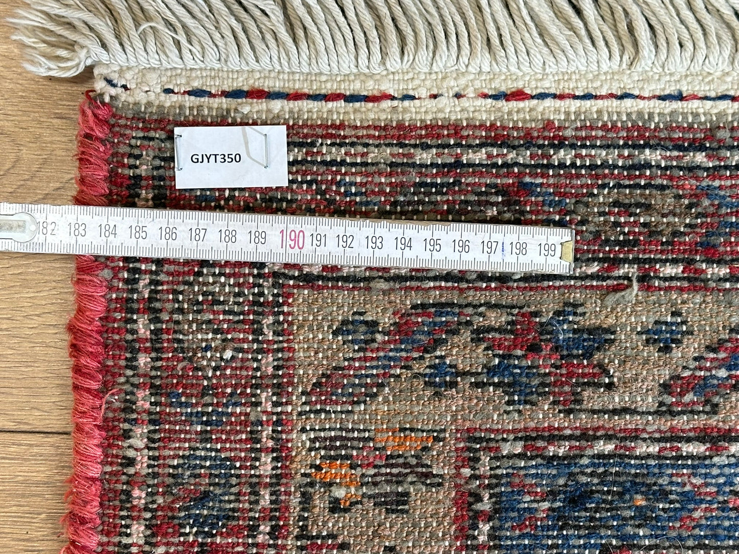 Antik Orientteppich handgeknüpft bidjar zangan Läufer 295x110 cm