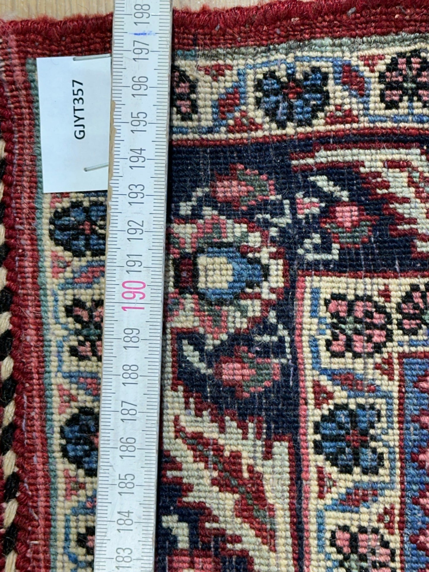 Orientteppich handgeknüpft Bidjar 160x113 cm Korkwolle
