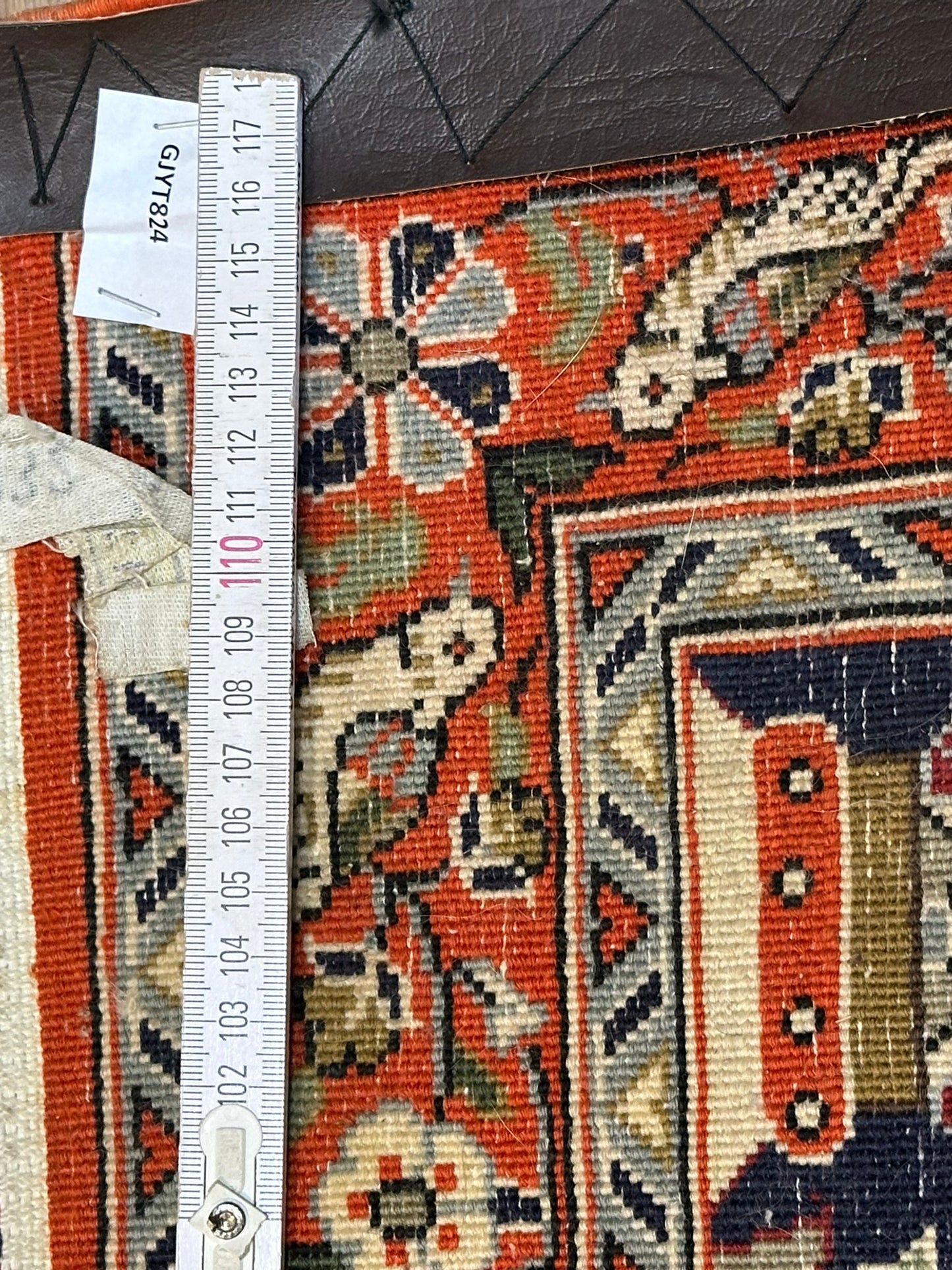 Orientteppich handgeknüpft Ghom Lebensbaum mit Seide 130x85 cm