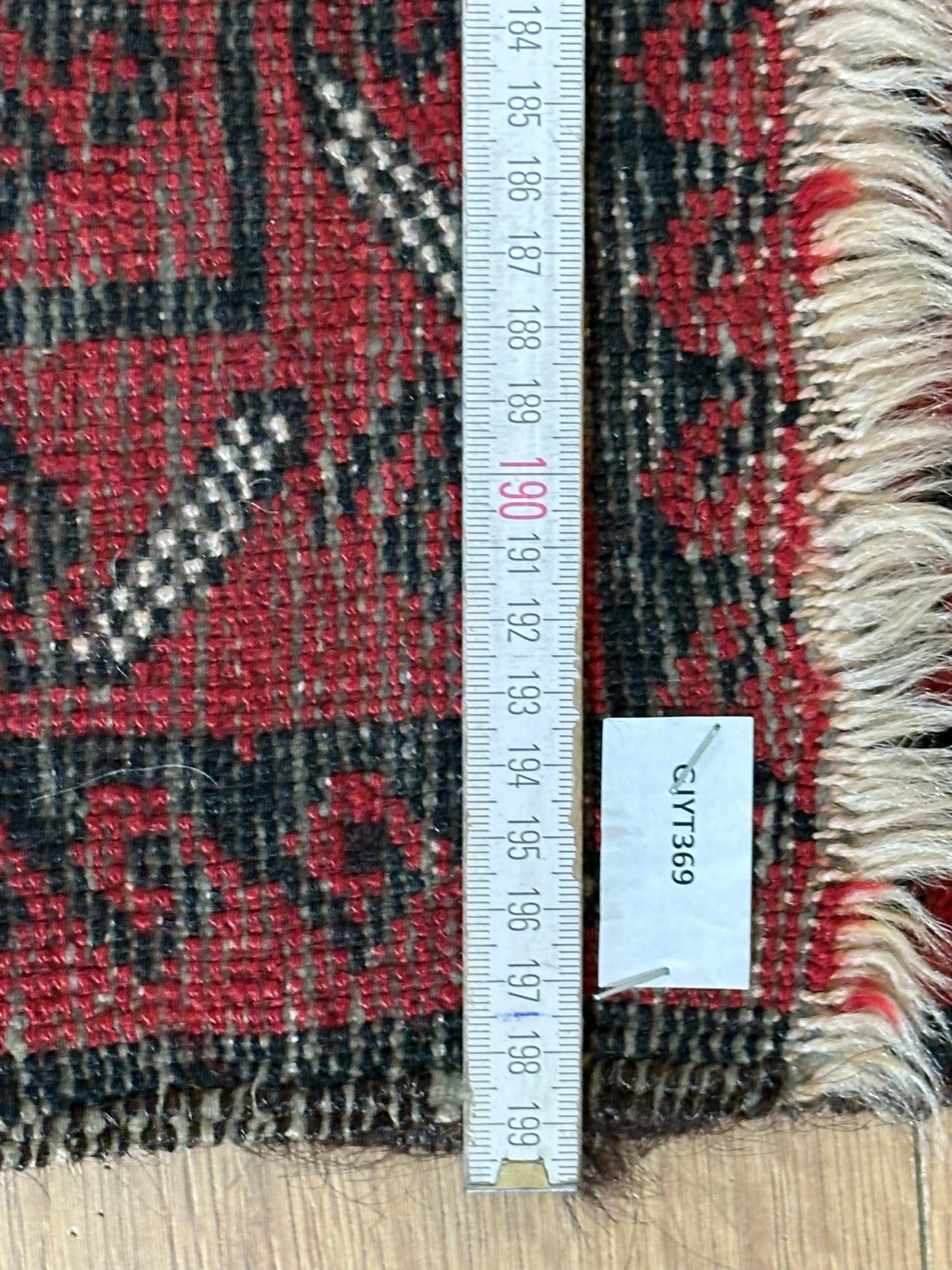 Antik Orientteppich handgeknüpft Jomut Gebetsteppich NAturfarben 132x90 cm