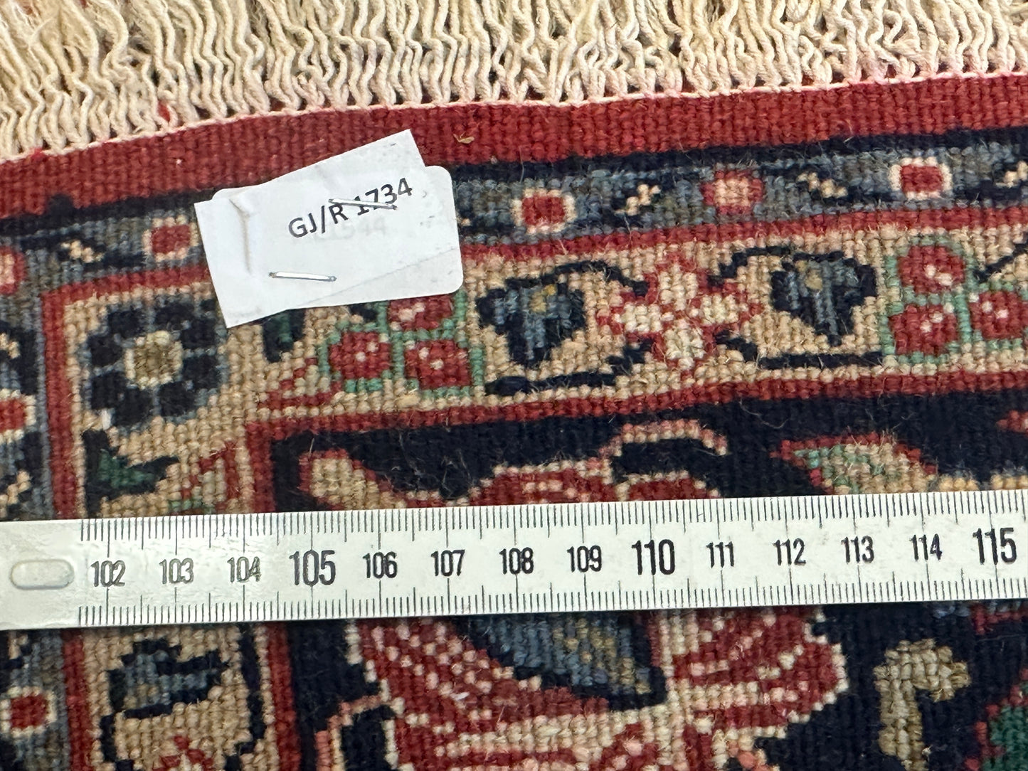 Handgeknüpfter Perser Orientteppich - Sarough Hamadan Wolle 150x100cm