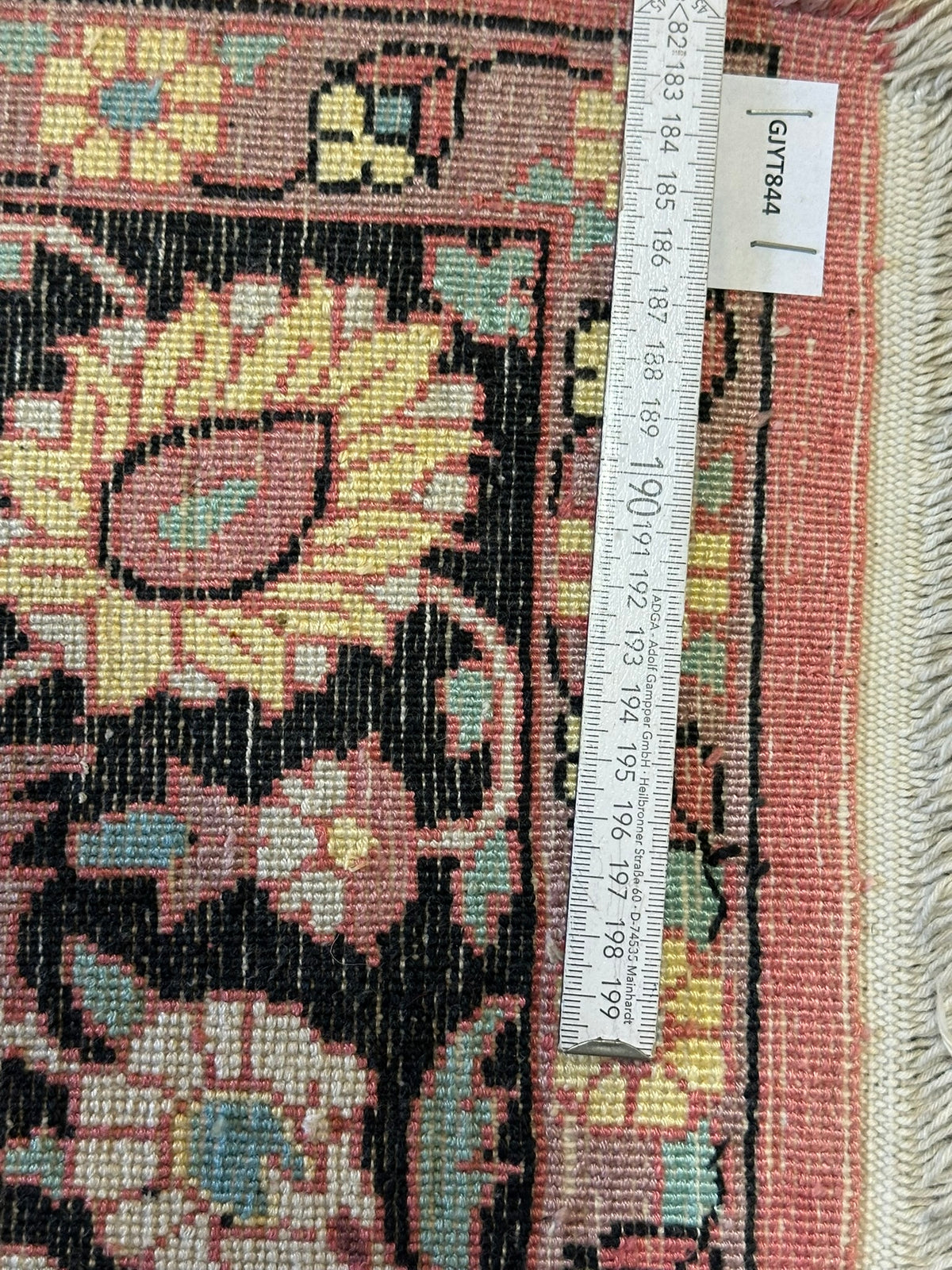 Orientteppich handgeknüpft Kaschmir Ghom Seide 190x125 cm