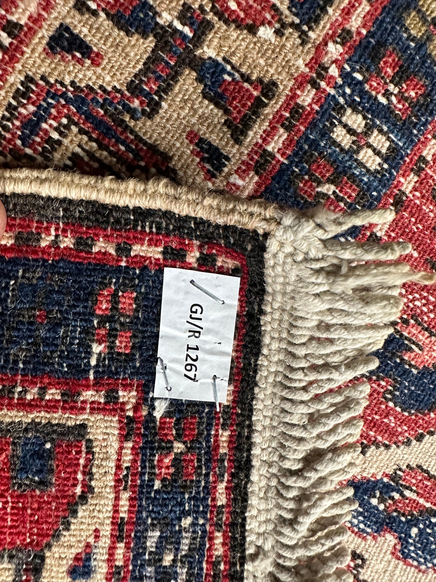 Handgeknüpfter Perser Orientteppich - Heriz Läufer Naturfarben 320x105cm