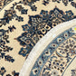 Handgeknüpfter Perser Teppich Nain mit Seide - Durchmesser 195cm