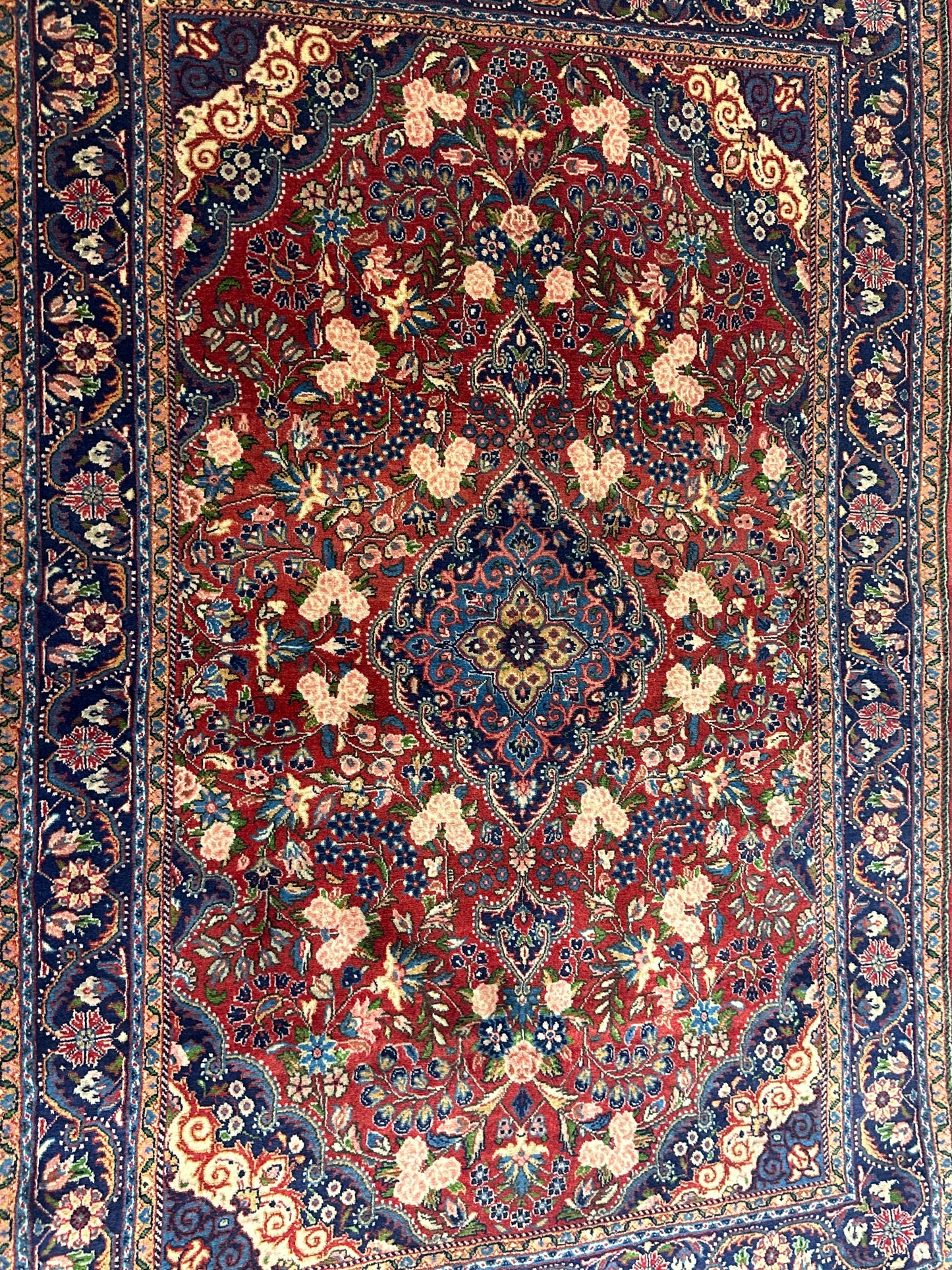 Handgeknüpfter Perser Orientteppich "Malayer Sarough" 150x105 cm