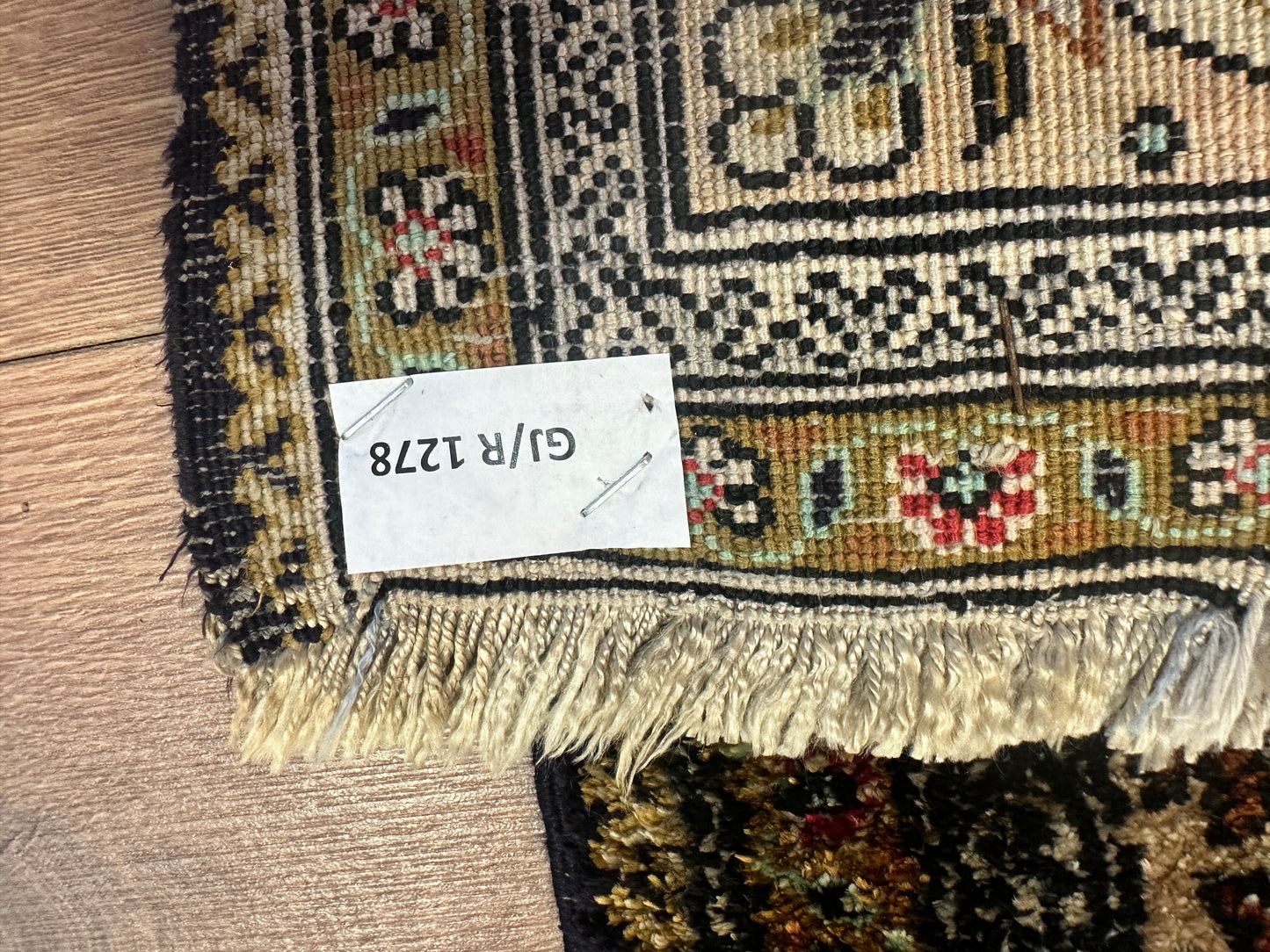 Handgeknüpfter Perser Orientteppich - Feiner Seiden Ghom Seidenteppich 155x105cm