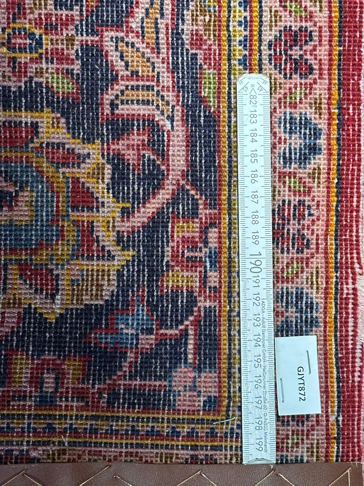 Orientteppich handgeknüpft Keschan Korkwolle 224x140 cm