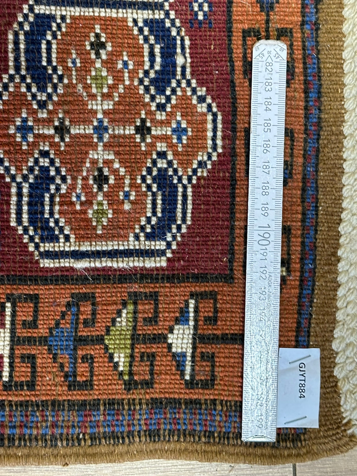 Orientteppich handgeknüpft Türkei Kazak Anatolien Selten 190x120 cm