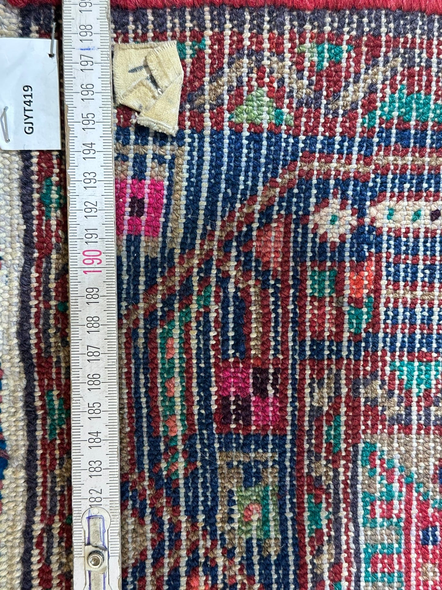 Orientteppich handgeknüpft Hamadan Läufer 270x106 cm