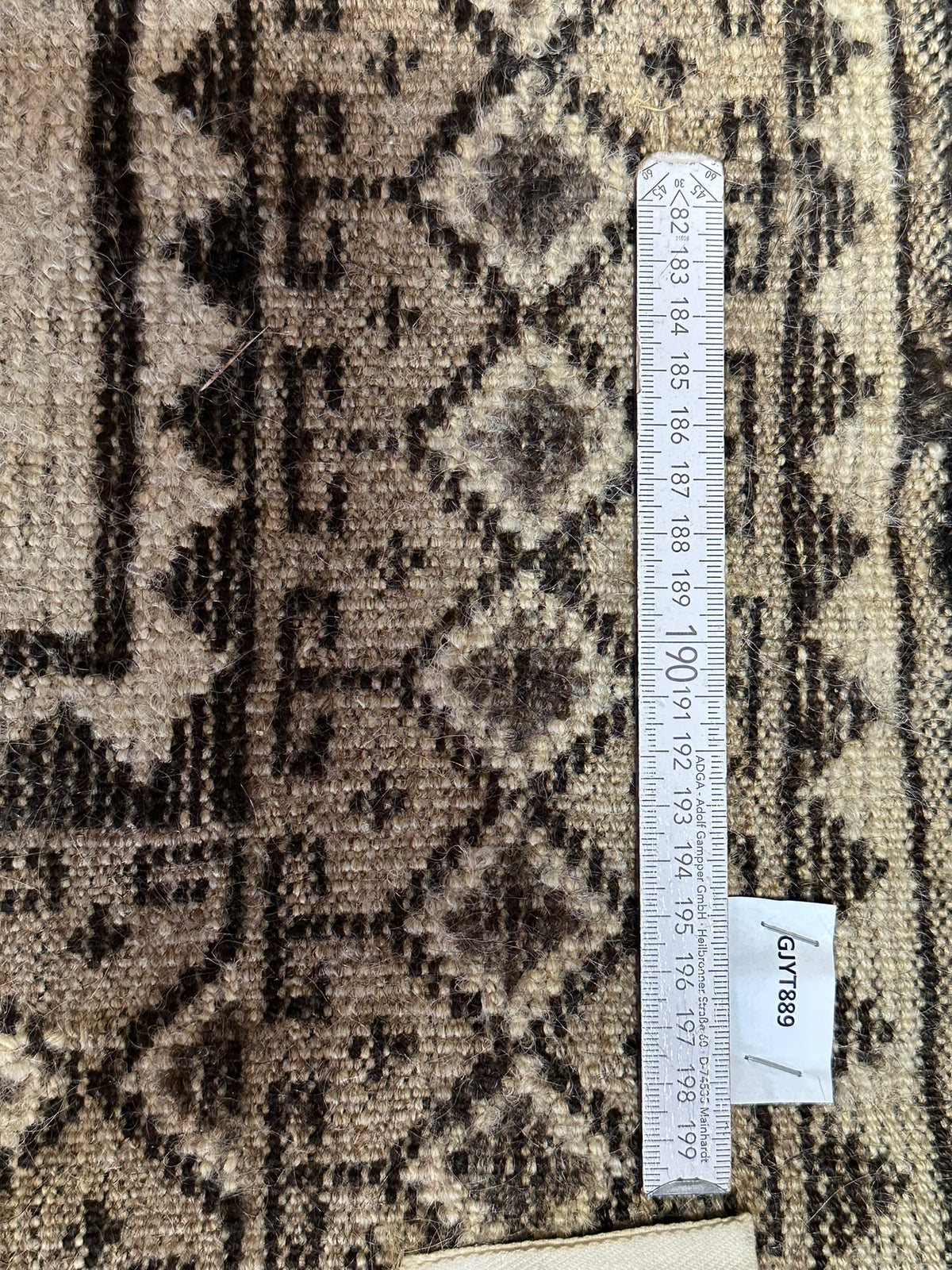 Orientteppich handgeknüpft Gabbeh Wolle 195x110 cm