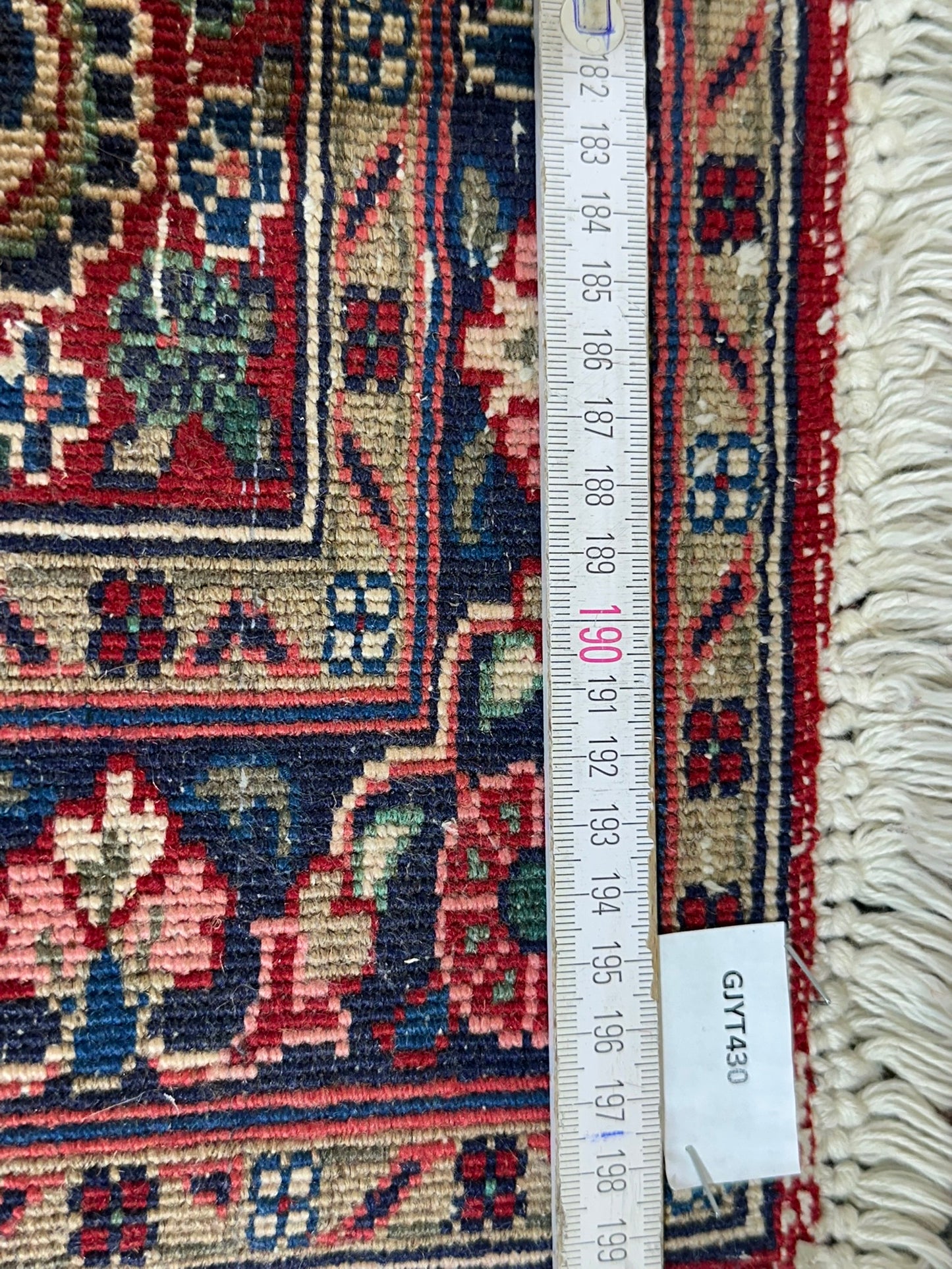 Orientteppich handgeknüpft Sarough 96x73 cm