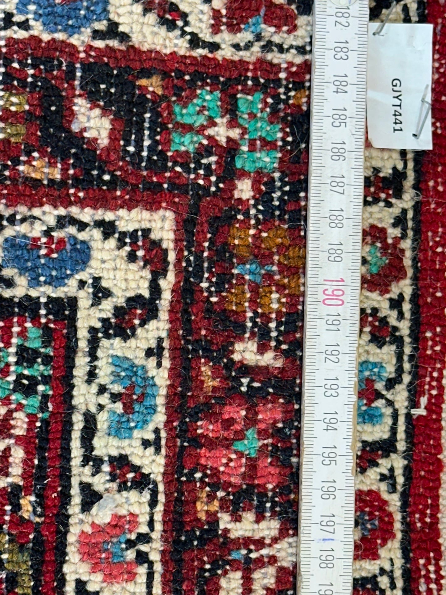 Orientteppich handgeknüpft Sarough 224x83 cm