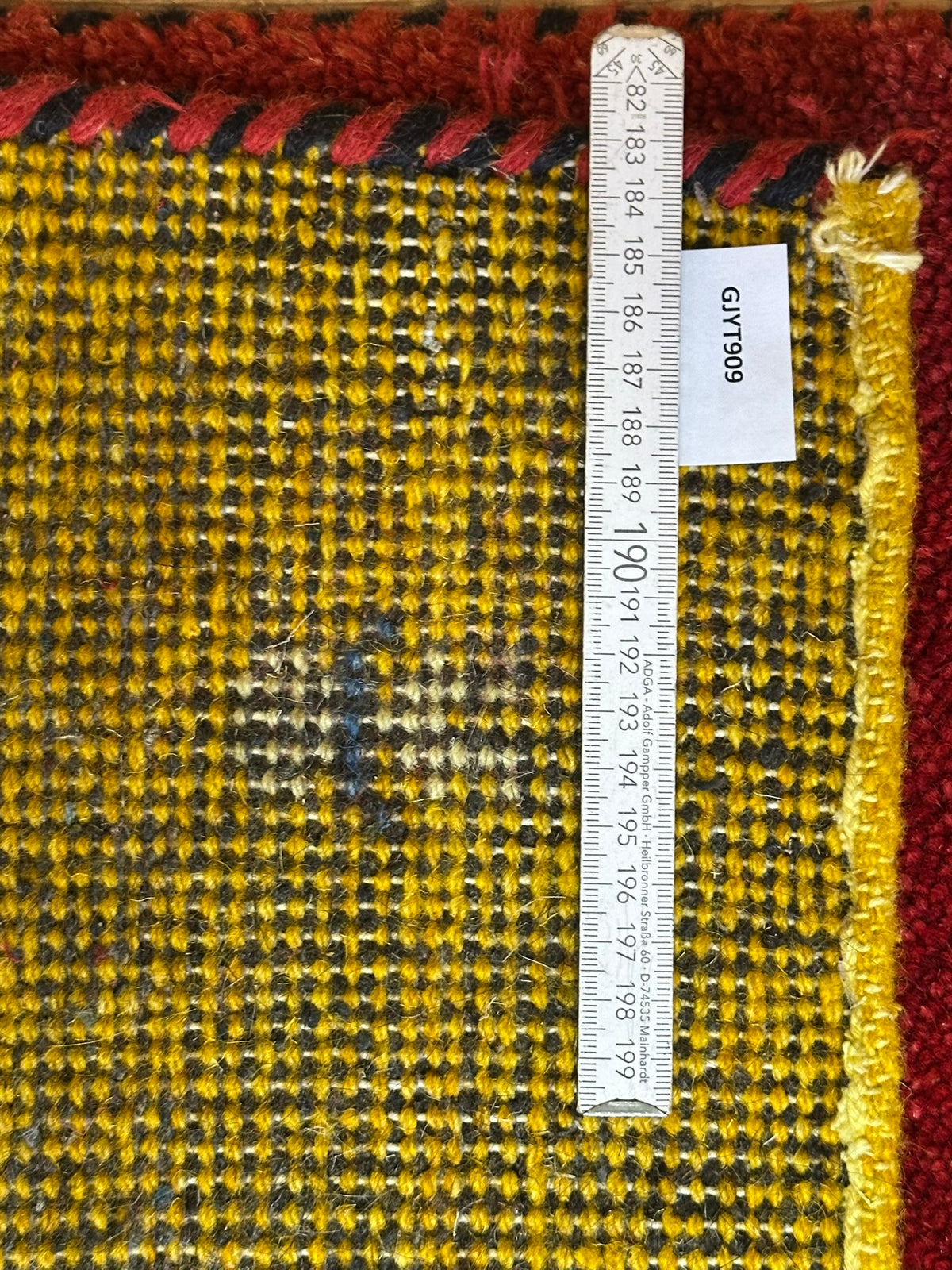 Orientteppich handgeknüpft Indian Gabbeh Wolle 180x123 cm